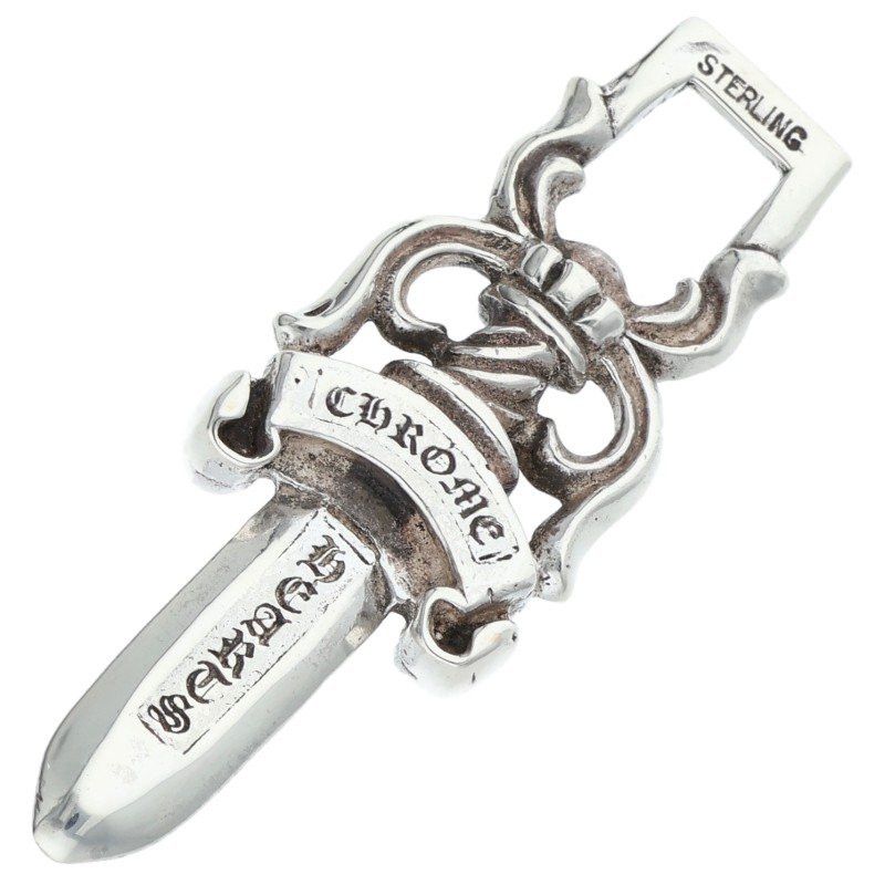 Chrome Hearts Chrome Hearts #10 Large Dagger Zipper Pendant Silver
