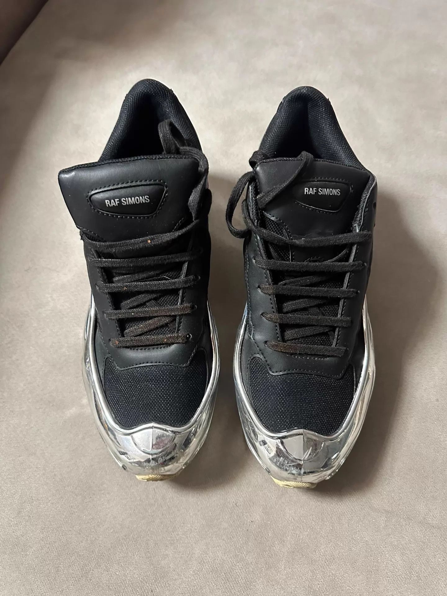 Raf Simons Black High-Top Sneakers Size 10.5 Size US 10.5 / EU 43-44 - 1 Thumbnail