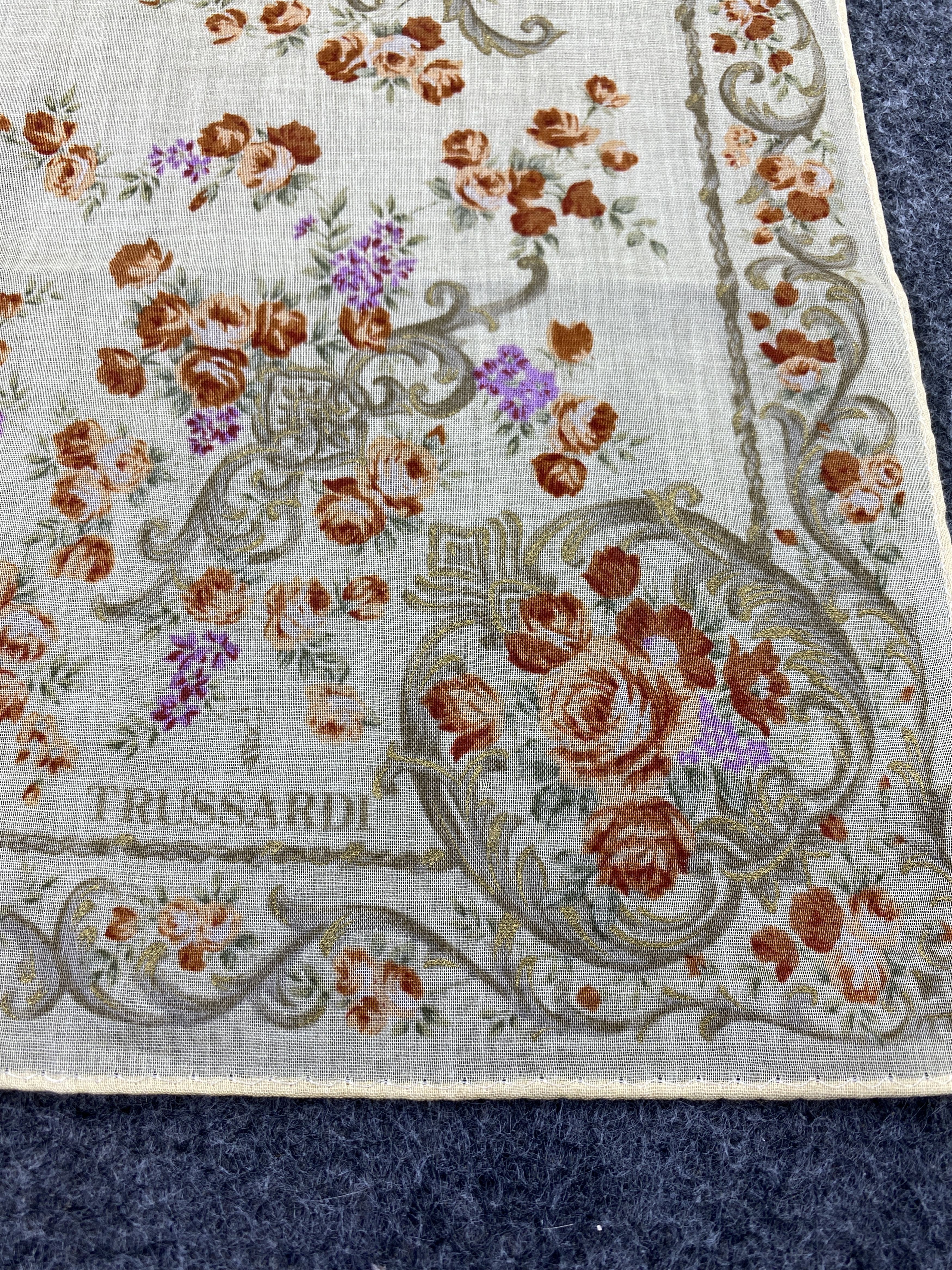 Trussardi × Vintage Trussardi Handkerchief / Bandana / Neckerchief-B196 Size ONE SIZE - 5 Thumbnail
