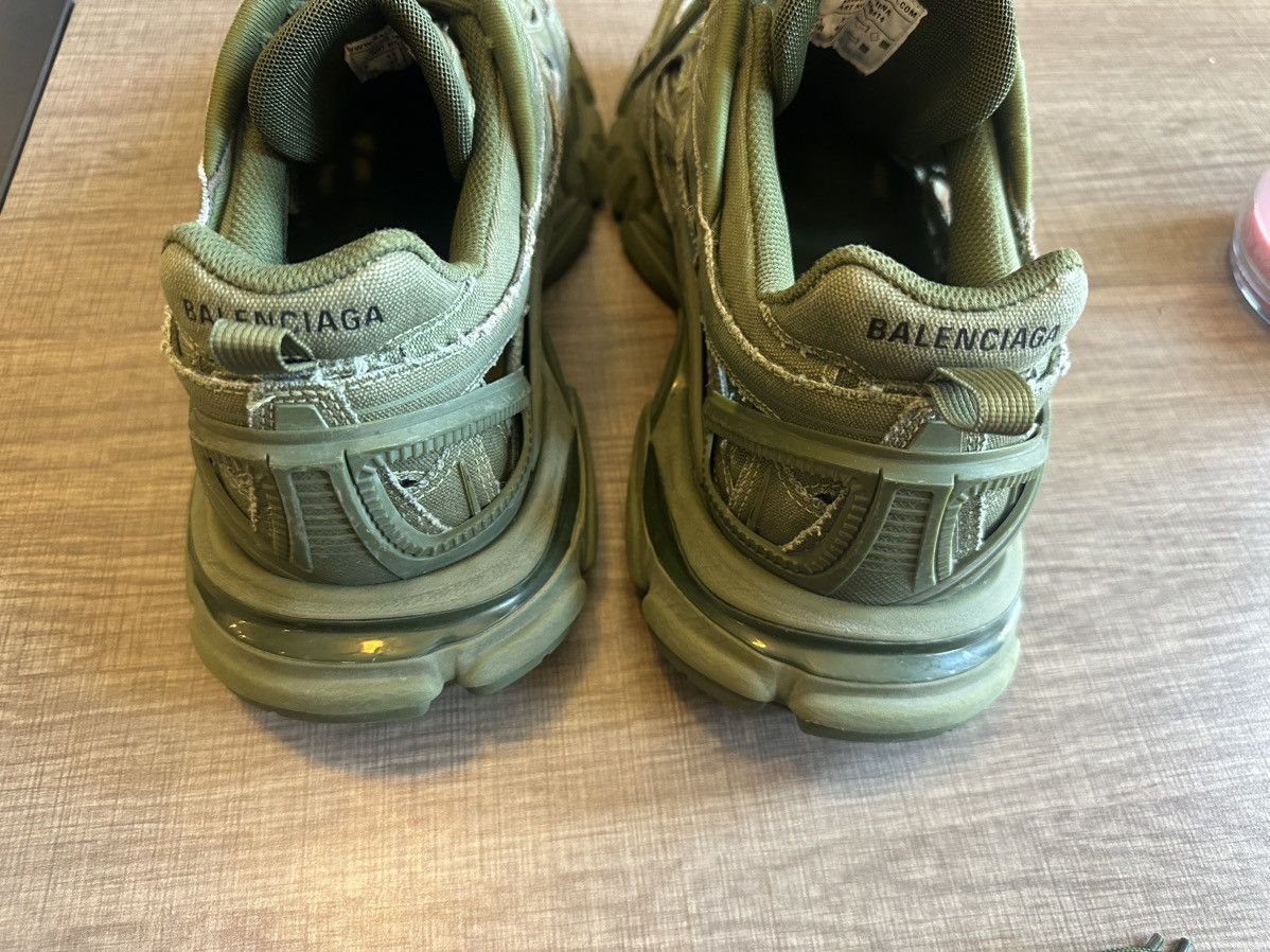Balenciaga Balenciaga Green Track 2 Runner Worn Once Size US 12 / EU 45 - 5 Thumbnail