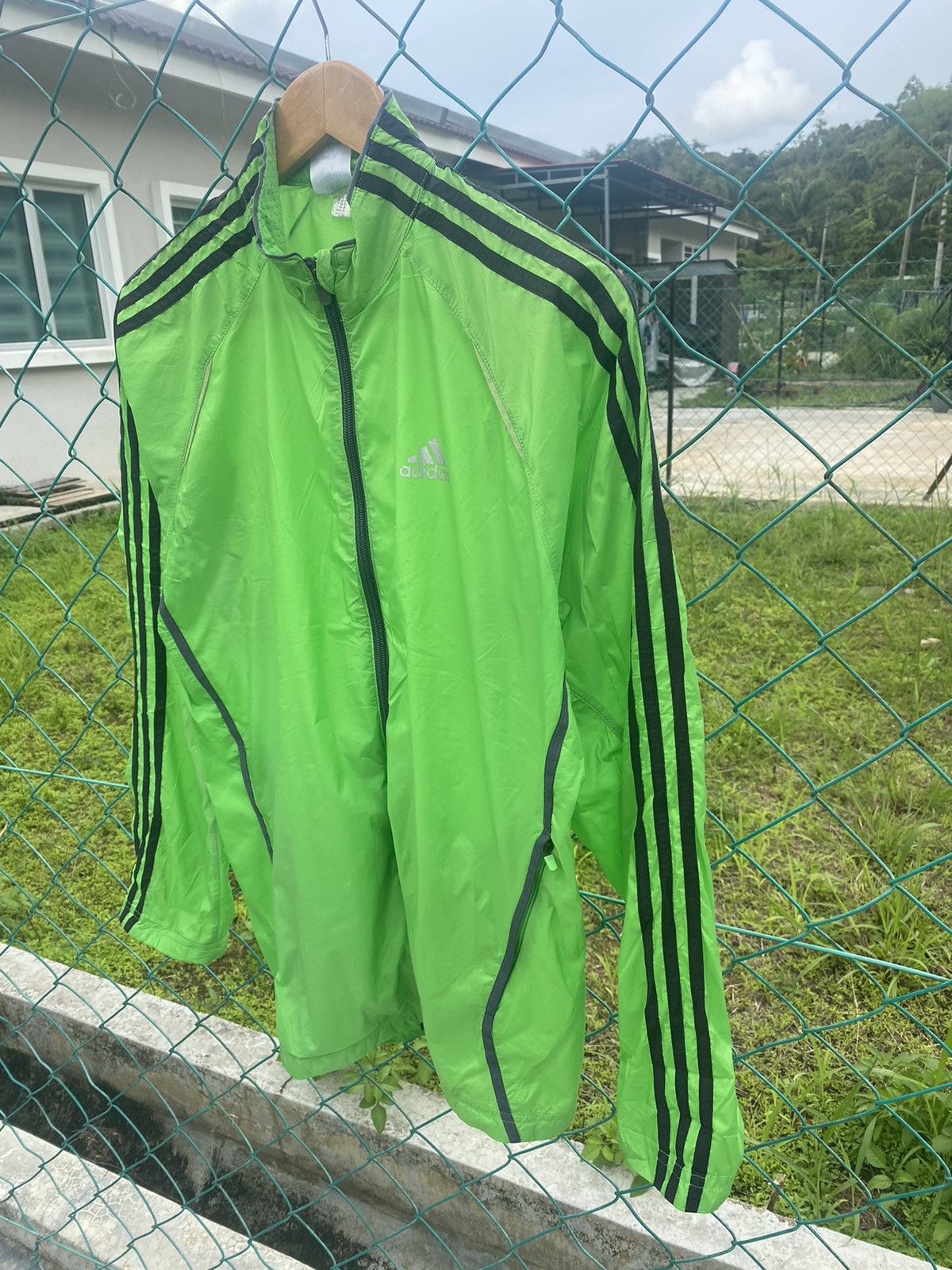 Adidas ⚡️Steals⚡️ Adidas Apple Green Running Jacket Size US S / EU 44-46 / 1 - 5 Thumbnail