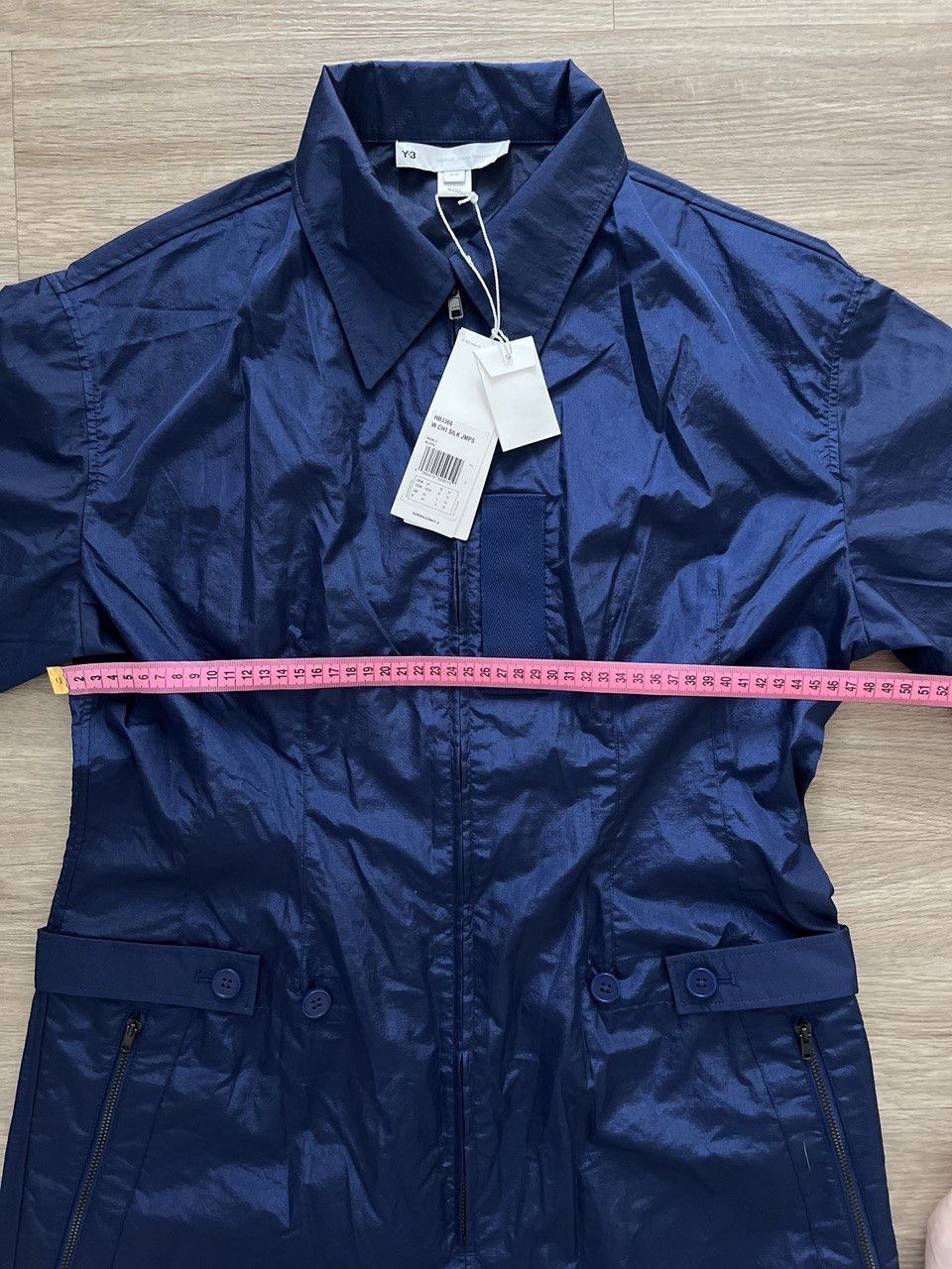 Y-3 New Y-3 Tech Nylon Jumpsuit in navy Adidas Size M Size M / US 6-8 / IT 42-44 - 6 Thumbnail