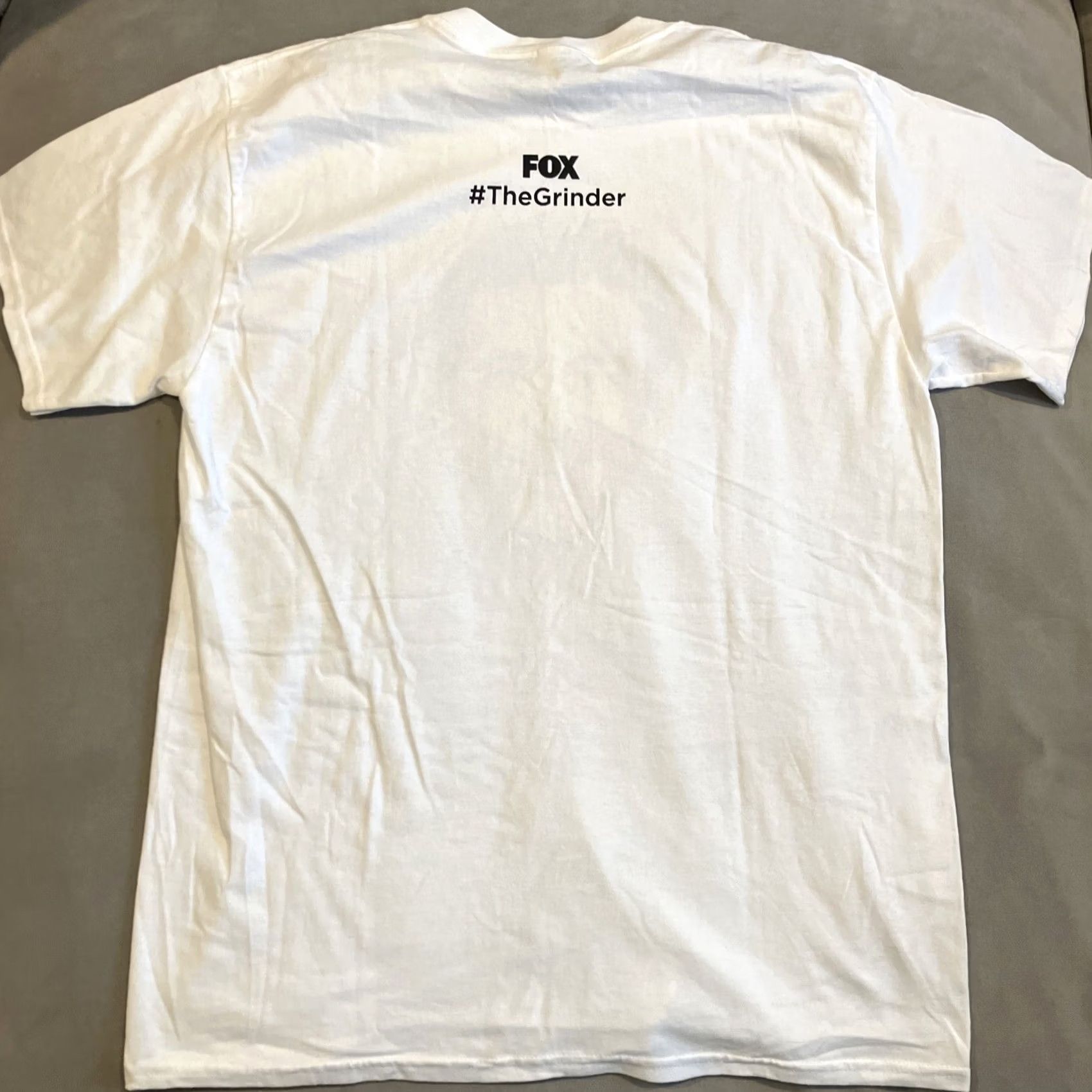Port & Company NWOT Fred Savage The Grinder FOX Promo T Shirt The Mole Wonder Years L Men White Short Sleeve Shirt L Size US L / EU 52-54 / 3 - 4 Thumbnail