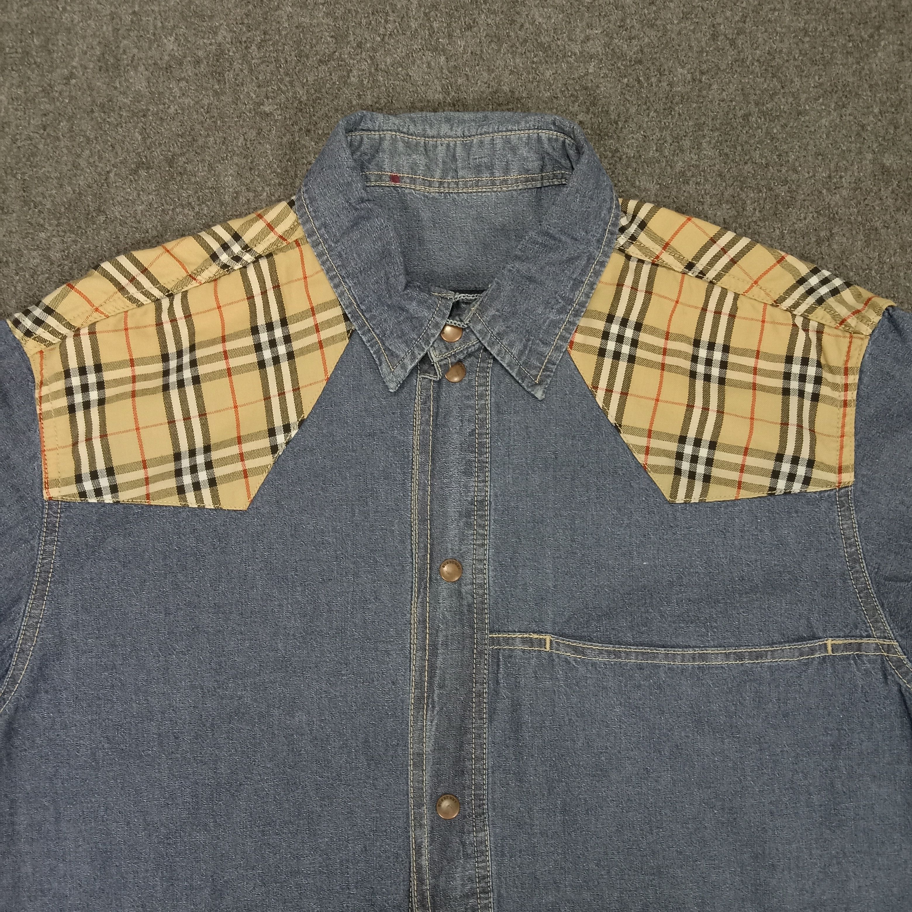 Burberry Burberry London Nova Check Shirt Button Up Size US XL / EU 56 / 4 - 2 Thumbnail
