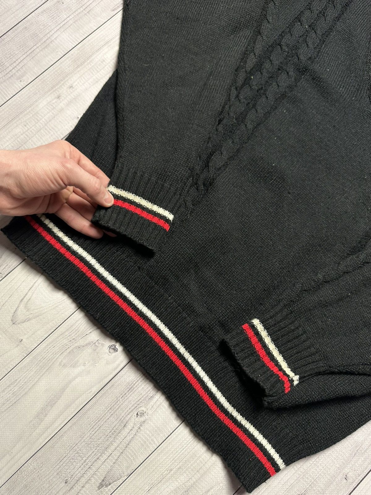 Lacoste × Vintage Vintage Lacoste sweater V-Neck knitted logo size XL rare Size US XL / EU 56 / 4 - 6 Thumbnail