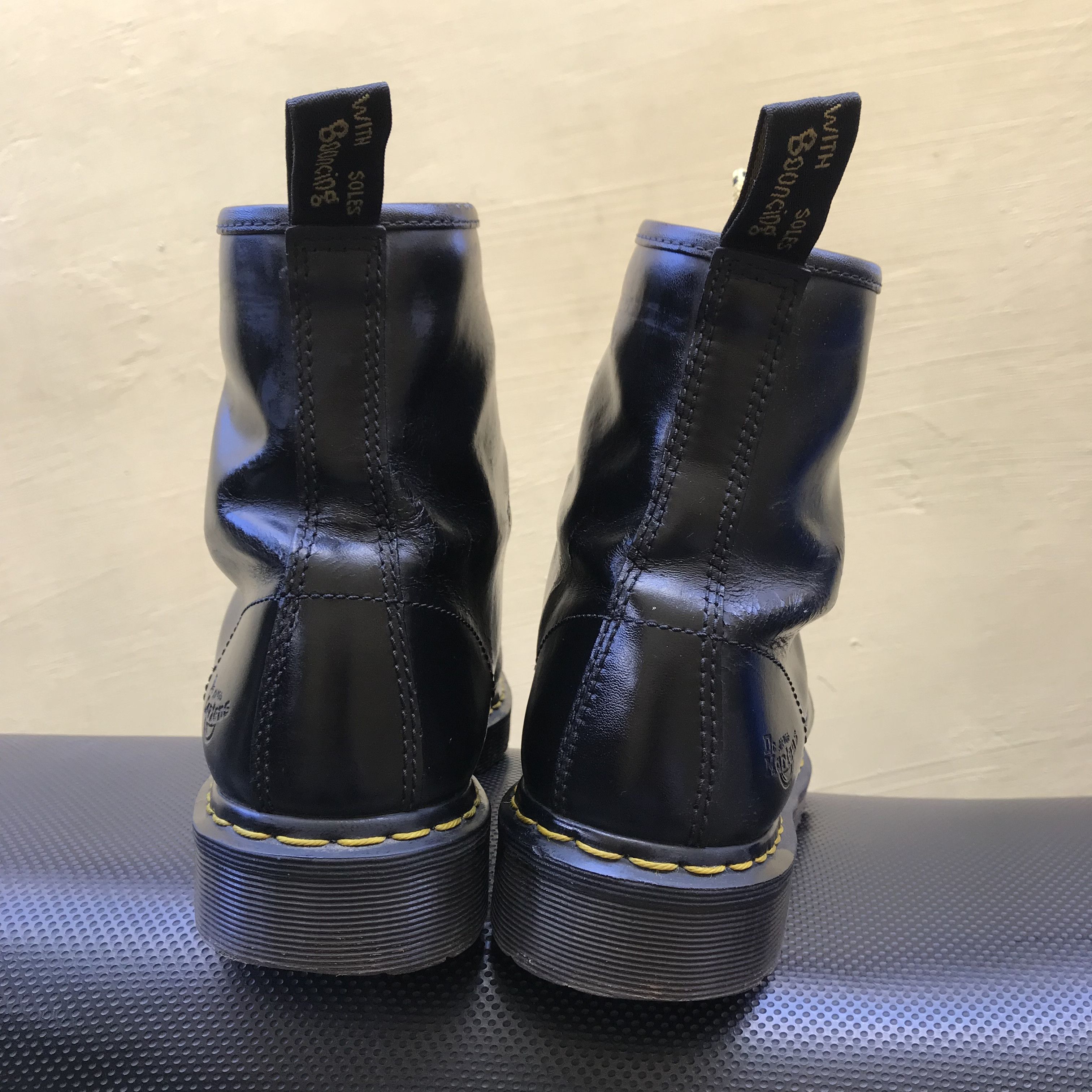 Dr. Martens × Other UK × Vintage Dr Martens 1460 Steel Toe 8 Hole black pattent leather Size US 10 / EU 43 - 6 Thumbnail