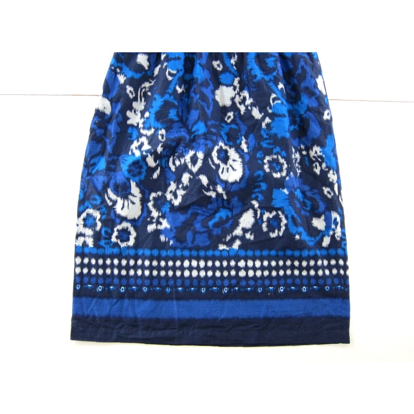Jones New York Jones New York Signature Cotton Blue White Abstract Tie Dye Empire Tank Dress S Size S / US 4 / IT 40 - 6 Thumbnail
