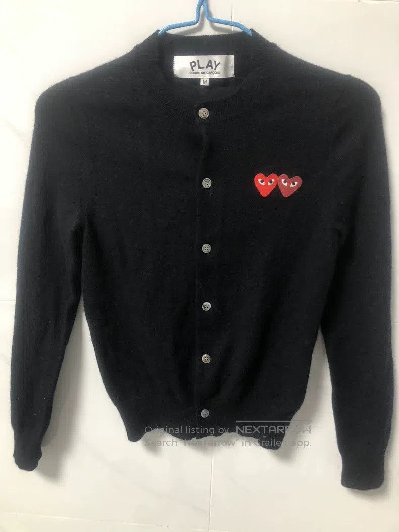 Comme des Garcons Comme Des Garcons Black Cashmere Cardigan Size M / US 6-8 / IT 42-44 - 1 Thumbnail