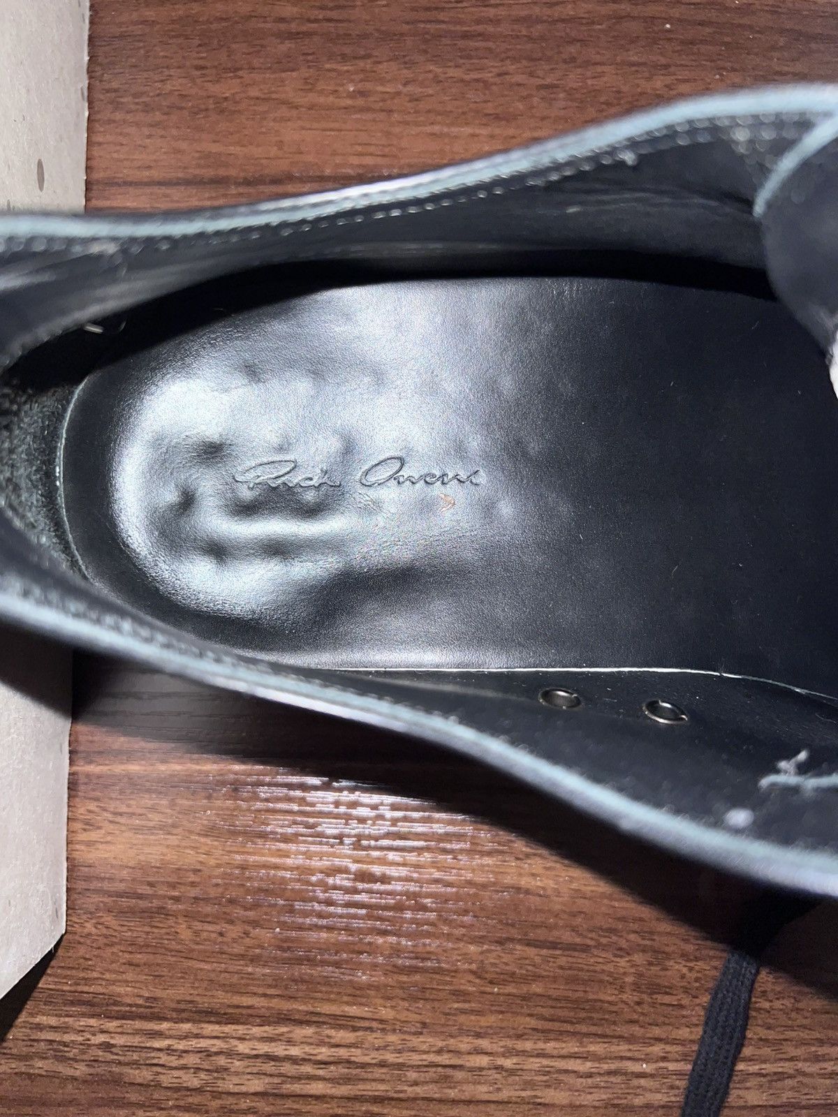 Rick Owens Triple Black Mainline Ramones Size US 12 / EU 45 - 6 Thumbnail