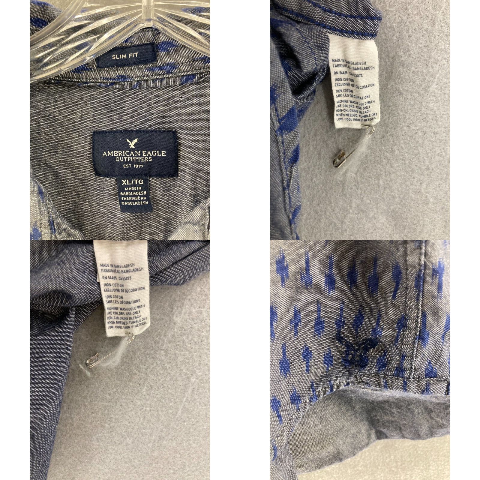 American Eagle Outfitters American Eagle Outfitters Shirt Mens XL Pearl Snap Western Size US XL / EU 56 / 4 - 8 Thumbnail