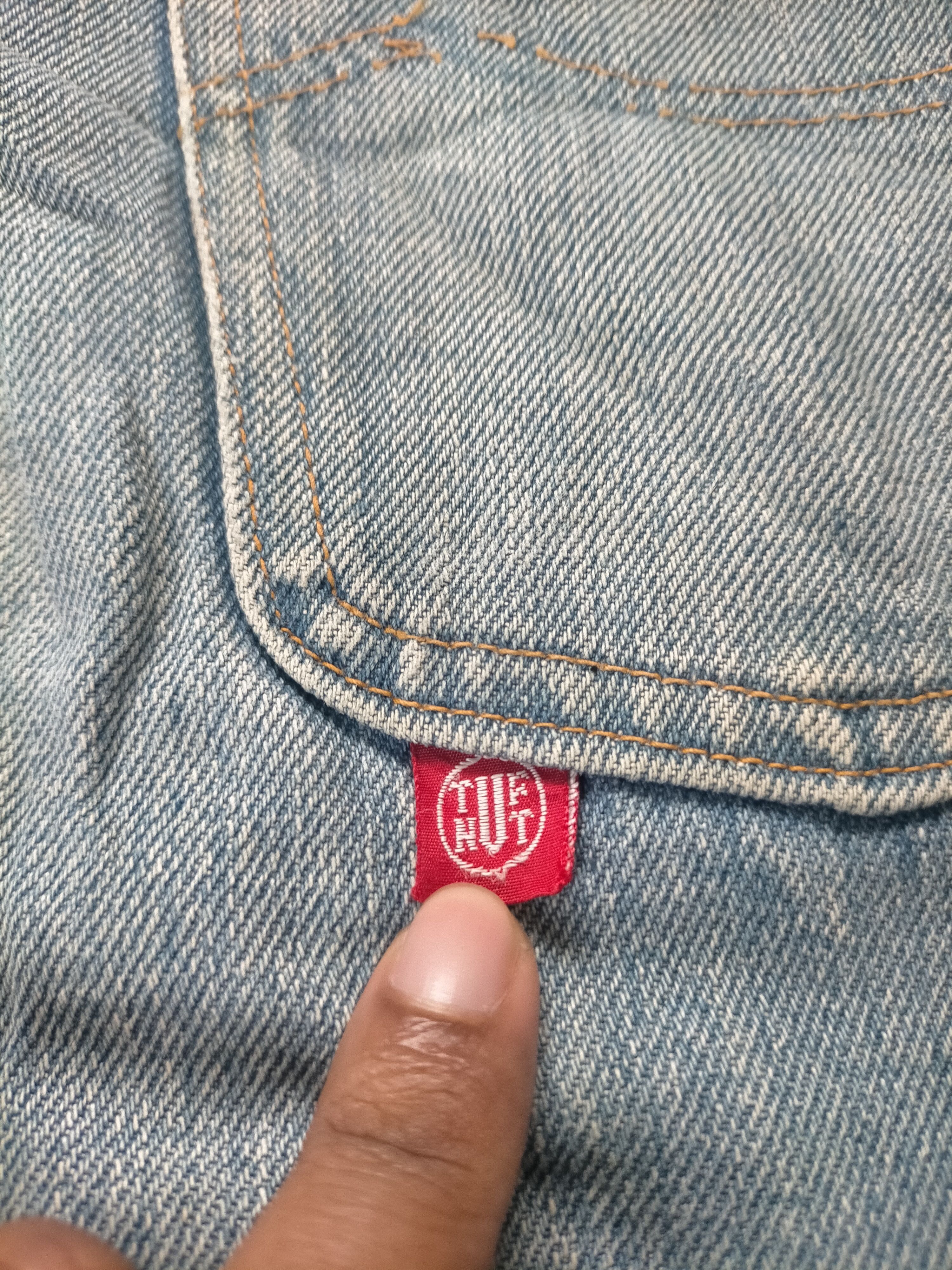 Levi's Rare Vintage 1960s Tuf Nut Flared Wash Jeans Size US 31 - 6 Thumbnail