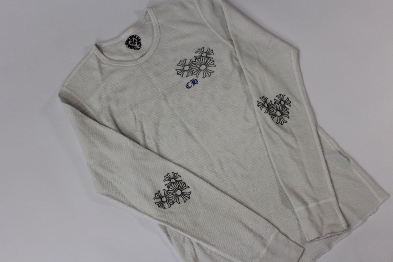 Chrome Hearts Vintage Chrome Hearts Floral Thermal Size US L / EU 52-54 / 3 - 21 Thumbnail