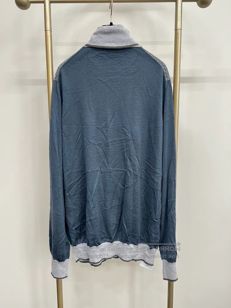 Hermes Hermes High-neck cashmere knitted sweater Size US XXL / EU 58 / 5 - 2 Thumbnail
