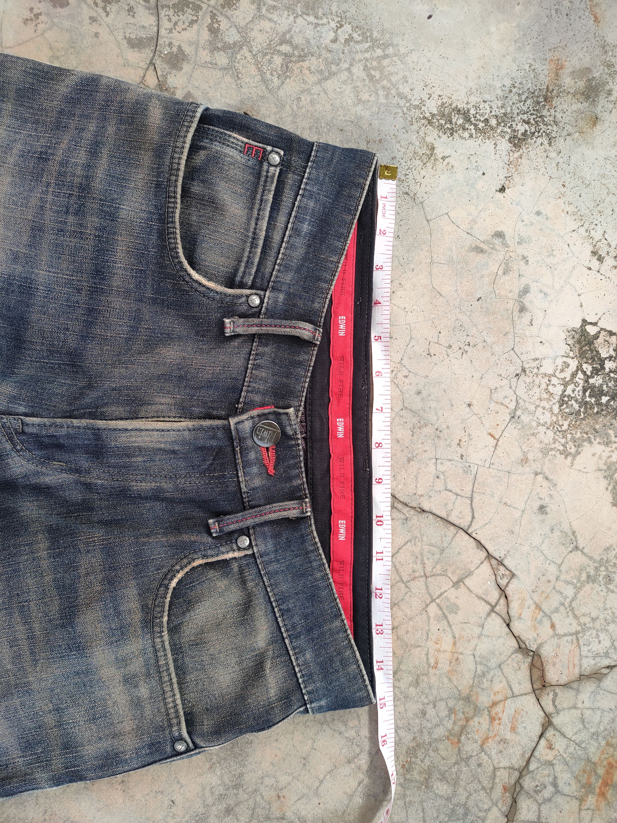Edwin W29 VINTAGE EDWIN FADED BLACK SKINNY DISTRESSED JEANS PANTS Size US 29 - 6 Thumbnail