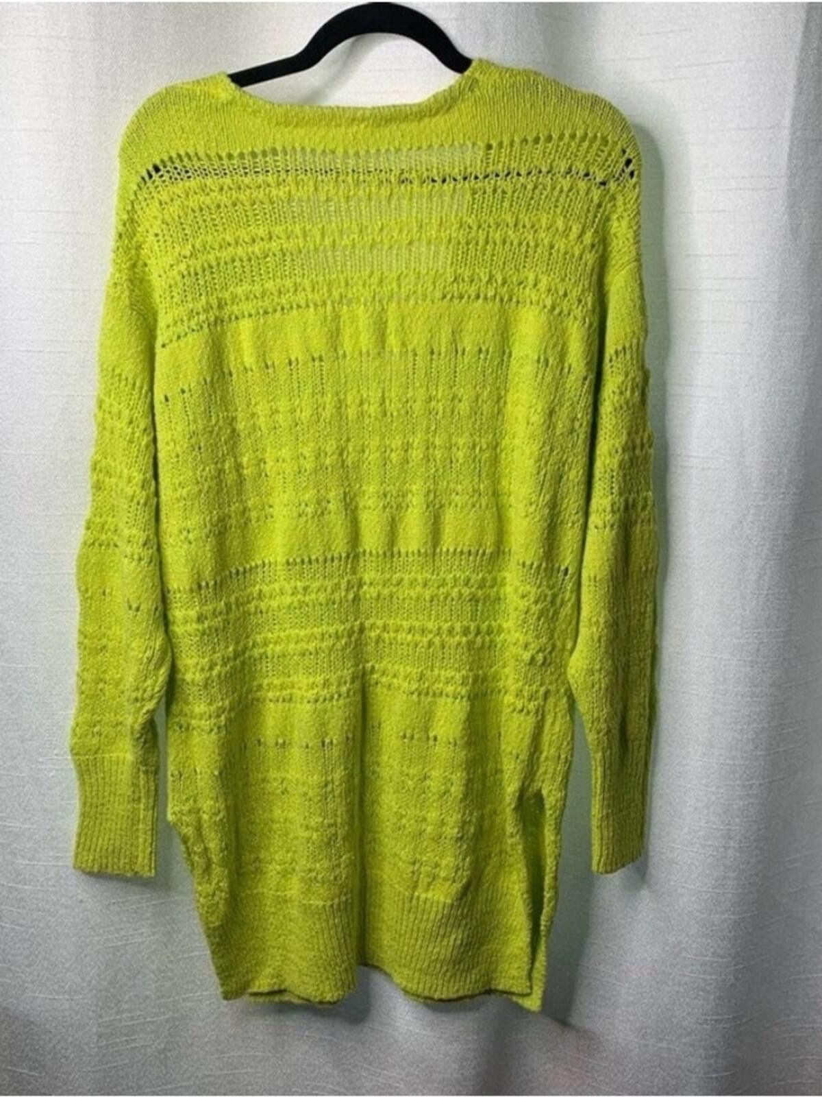 Free People Free People green hot tropics oversized sweater size medium Size M / US 6-8 / IT 42-44 - 2 Thumbnail