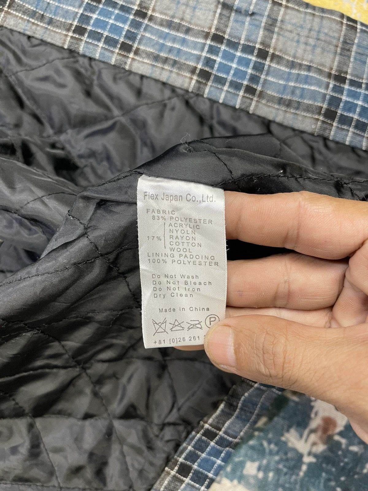 Japanese Brand Crew Checked Plaid Flannel Padded Shacket Size US L / EU 52-54 / 3 - 13 Thumbnail