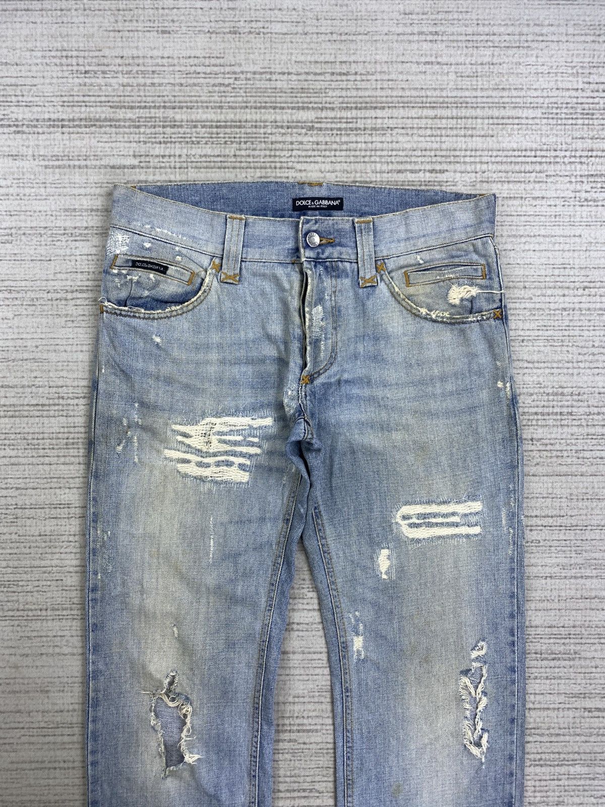 Dolce & Gabbana Vintage Dolce & Gabbana 14 Classic Distressed Denim Jeans Size US 32 / EU 48 - 7 Thumbnail