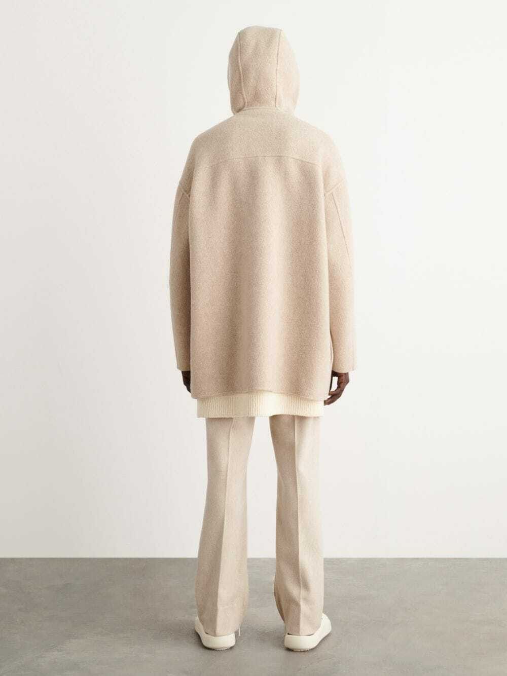 Off-White o1y0225 Hooded Coat in Beige Size US S / EU 44-46 / 1 - 4 Thumbnail