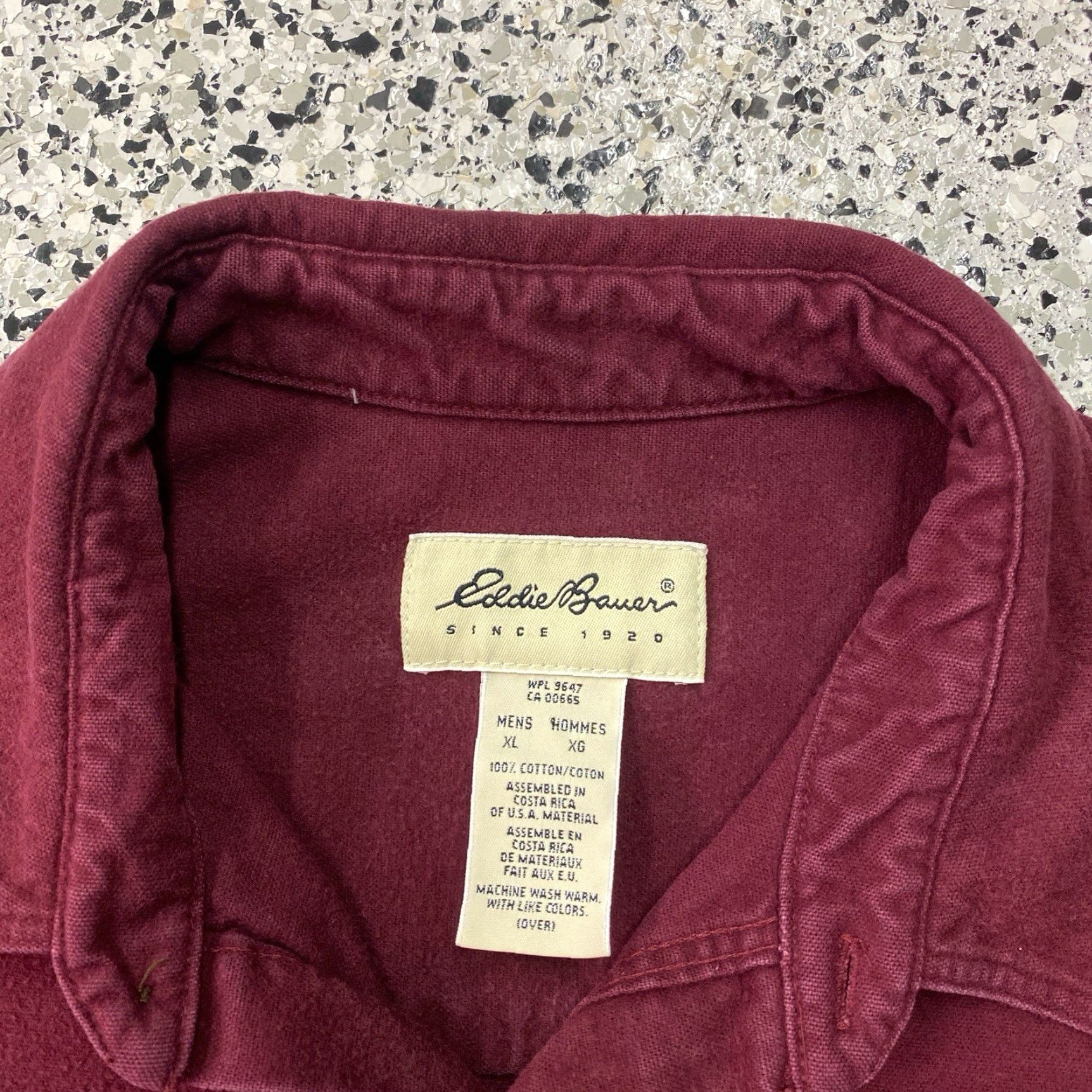 Eddie Bauer VINTAGE Eddie Bauer Shirt Mens XL Red Long Sleeve Button-Up Chamois Flannel Button-Up Shirt Size US XL / EU 56 / 4 - 2 Thumbnail