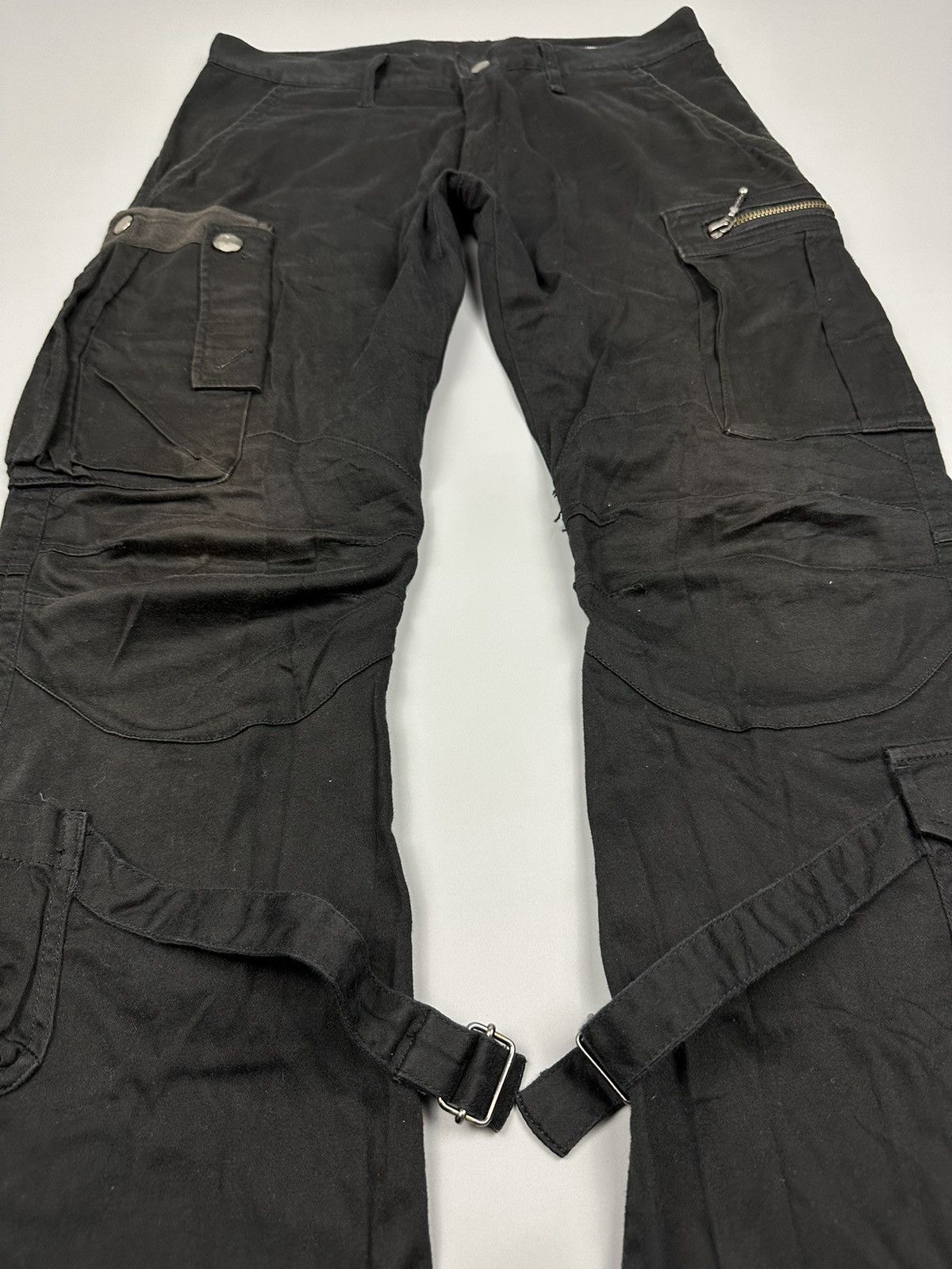 If Six Was Nine × Le Grande Bleu (L.G.B.) × semanticdesign 🔥Sick🔥Semantic Design Bondage Multi Pocket Pants Size US 31 - 8 Thumbnail
