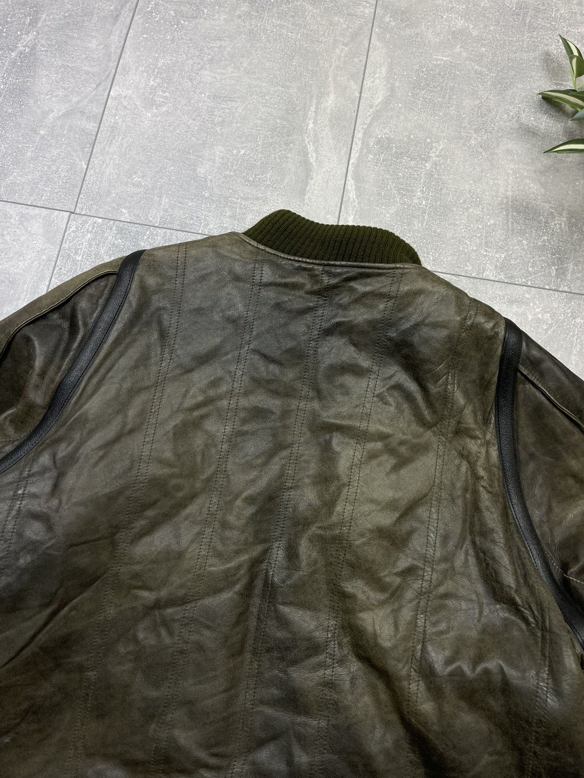 Marithe + Francois Girbaud VTG 80s Girbaud MFG France Limited Edition Leather Jacket Size US XL / EU 56 / 4 - 20 Thumbnail