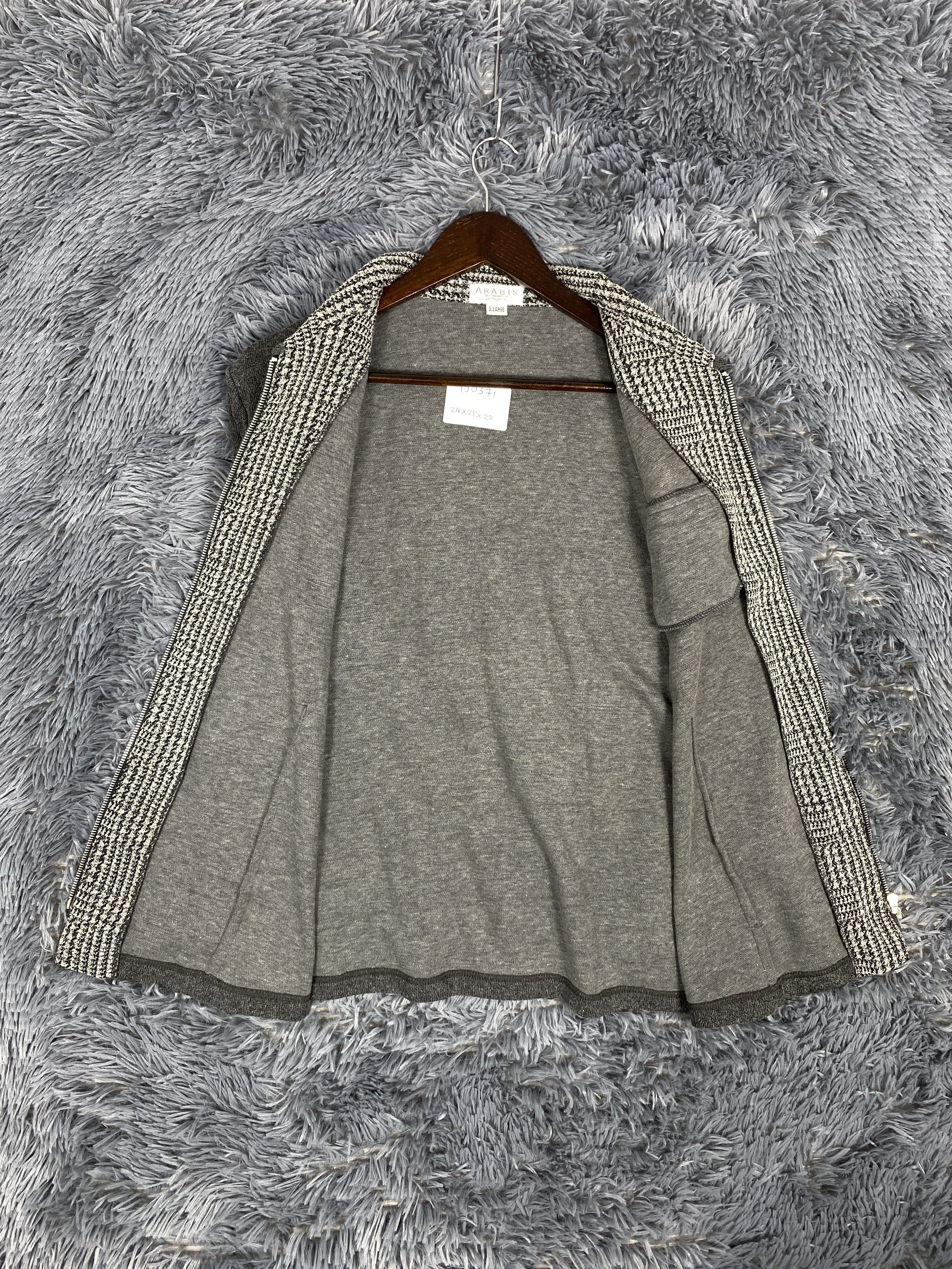 Japanese Brand Vintage Arabis Zip Up Light Jacket Size US XL / EU 56 / 4 - 6 Thumbnail