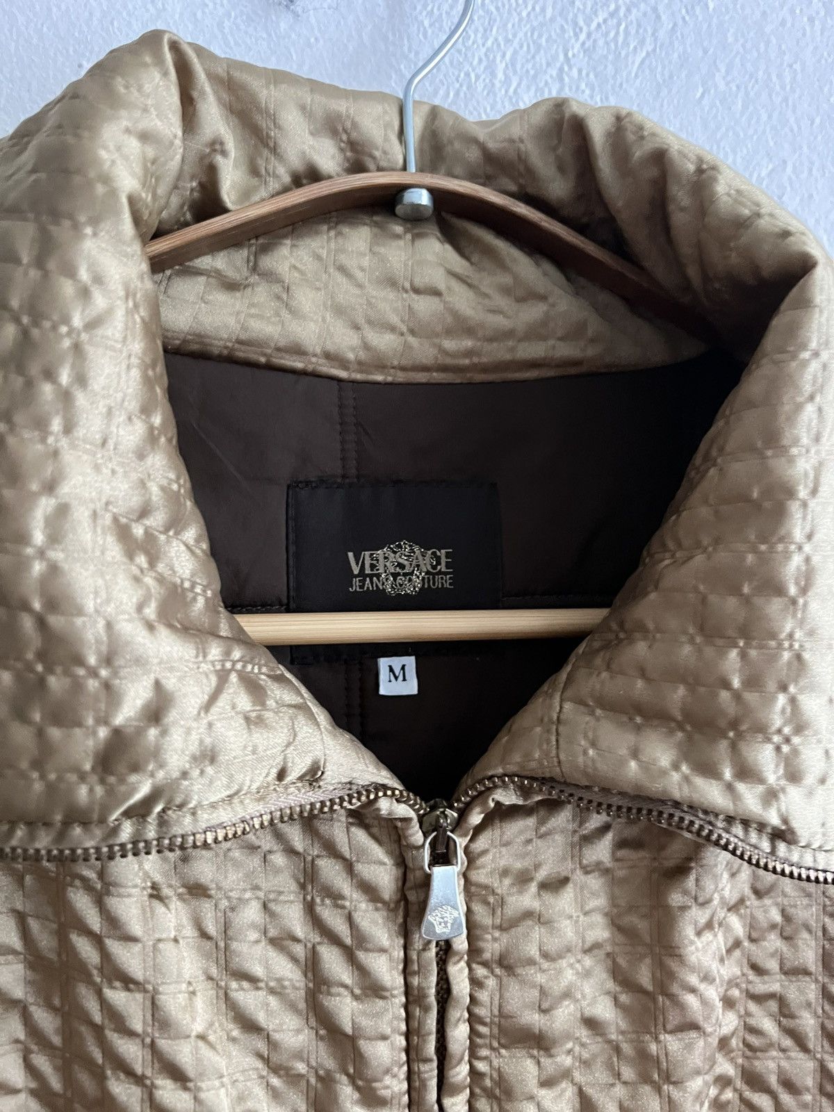 Versace Versace golden bomber jacket Size US M / EU 48-50 / 2 - 2 Thumbnail