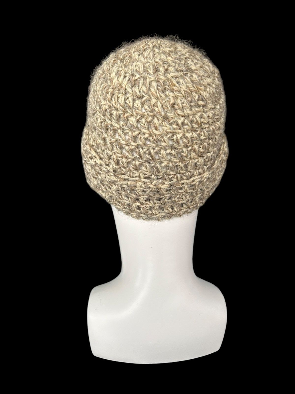 Japanese Brand × Kapital × Vintage Crochet Knitted Handmade hairy Beanie Hats ☠️☠️ Size ONE SIZE - 5 Thumbnail
