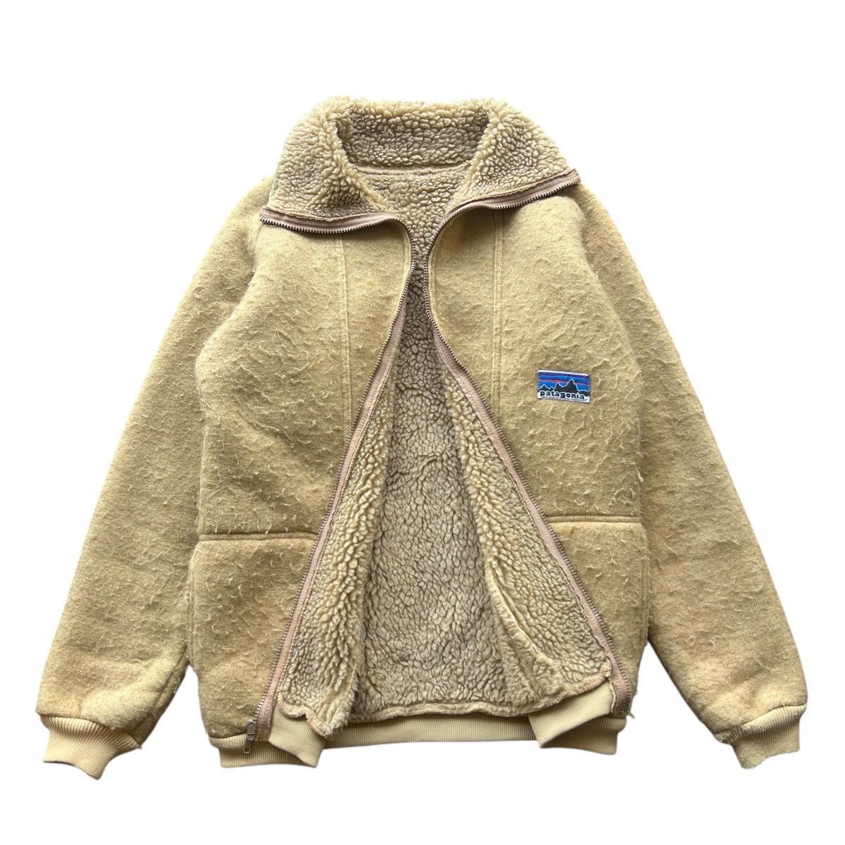 Patagonia 💥 SUPER RARE 70s VINTAGE PATAGONIA PILE JACKET CROWN ZIPPER Size US M / EU 48-50 / 2 - 2 Thumbnail