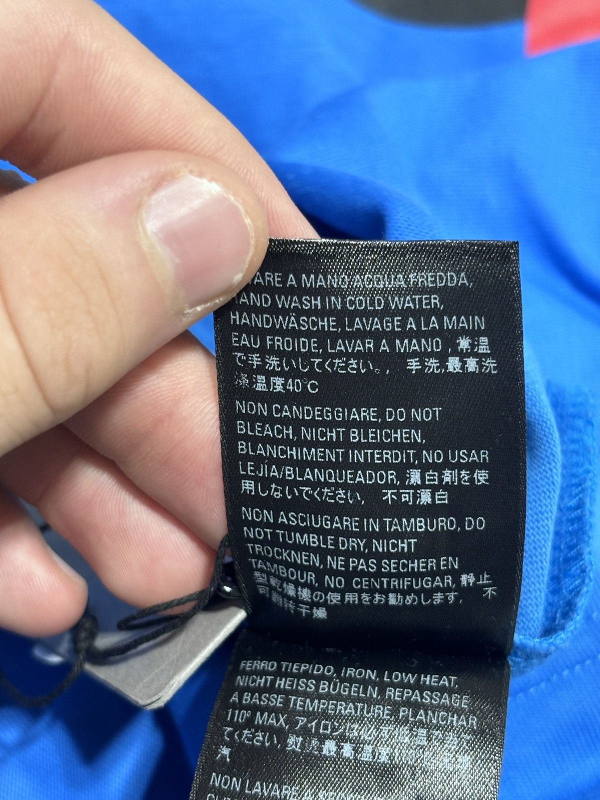 Balenciaga Balenciaga MasterCard Blue Tee Size US M / EU 48-50 / 2 - 9 Thumbnail
