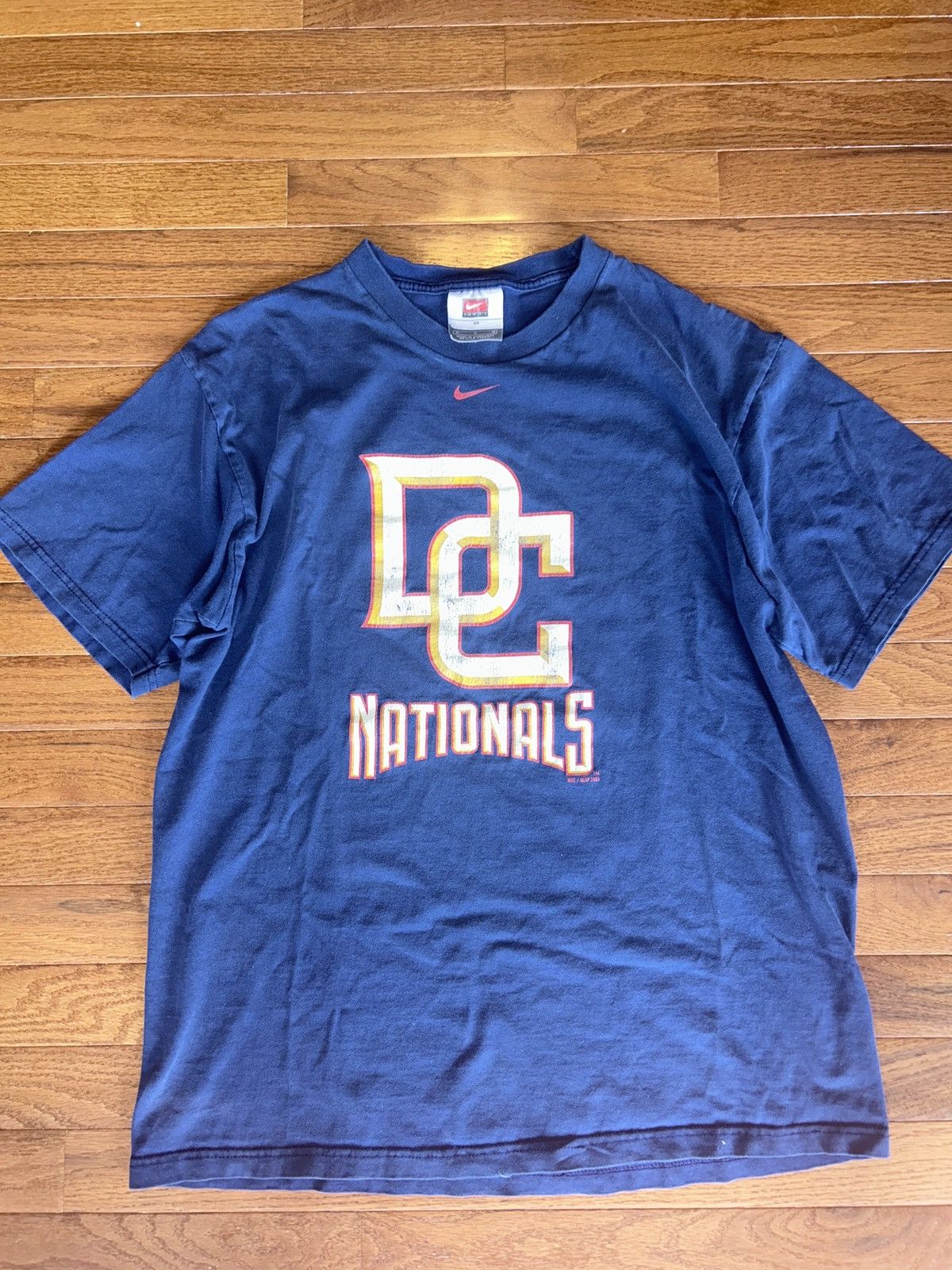 Nike × Vintage Vintage Nike Nationals Tee Size US M / EU 48-50 / 2 - 1 Thumbnail
