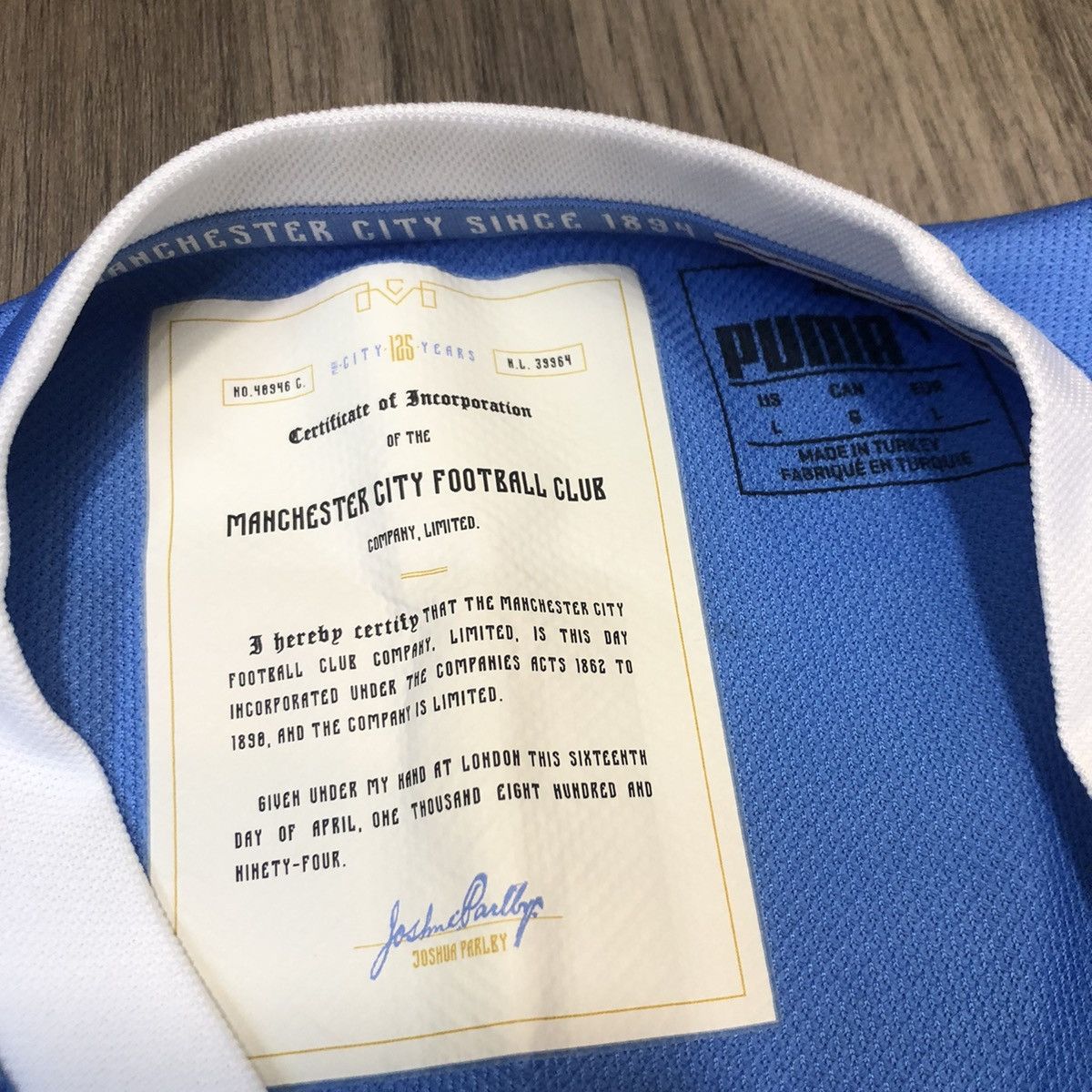 Puma Manchester City 19/20 special jersey #17 De Bruyne Size US L / EU 52-54 / 3 - 7 Thumbnail