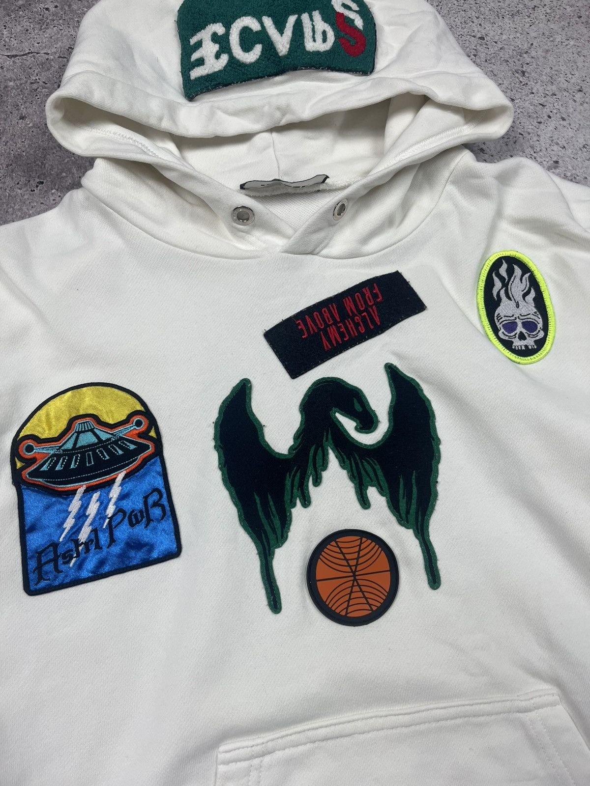 Designer × Diesel Diesel Hoodie White Size S Y2k Size US S / EU 44-46 / 1 - 5 Thumbnail