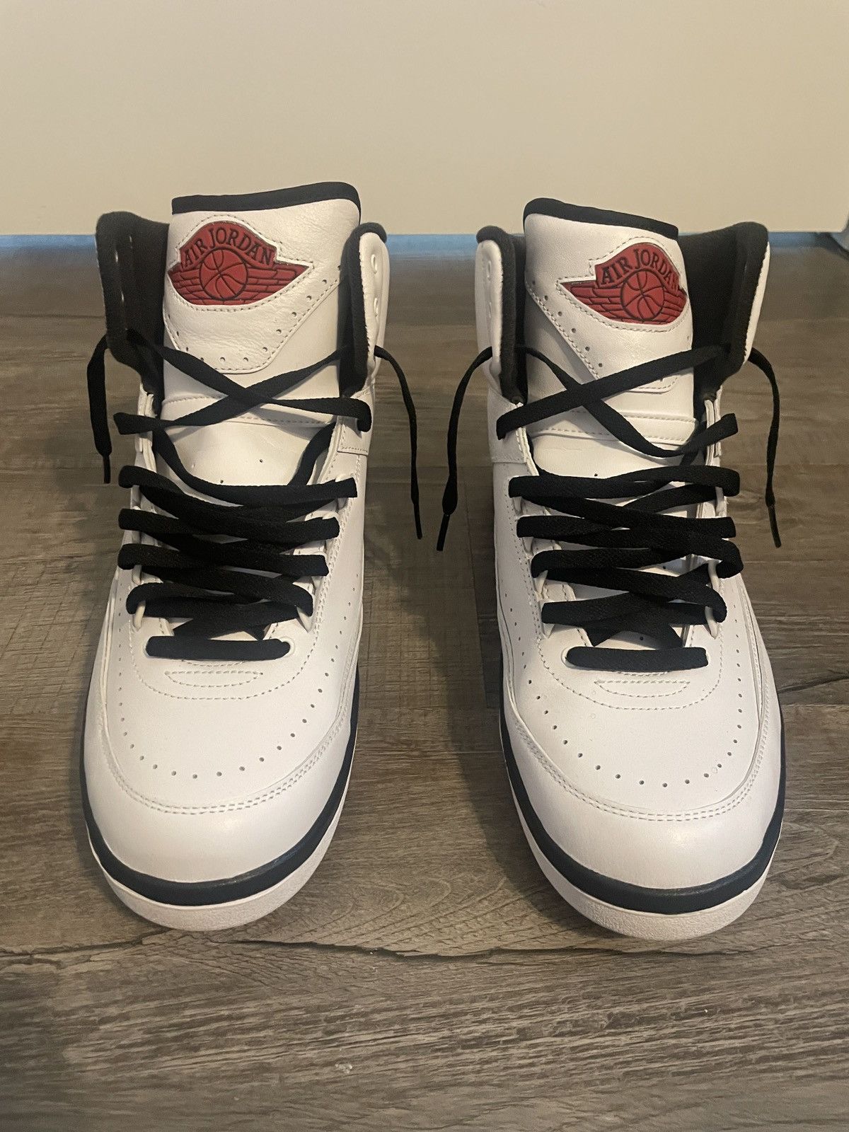 image of Air Jordan 2 Retro ‘Chicago’ Shoes in White, Men's (Size 12)