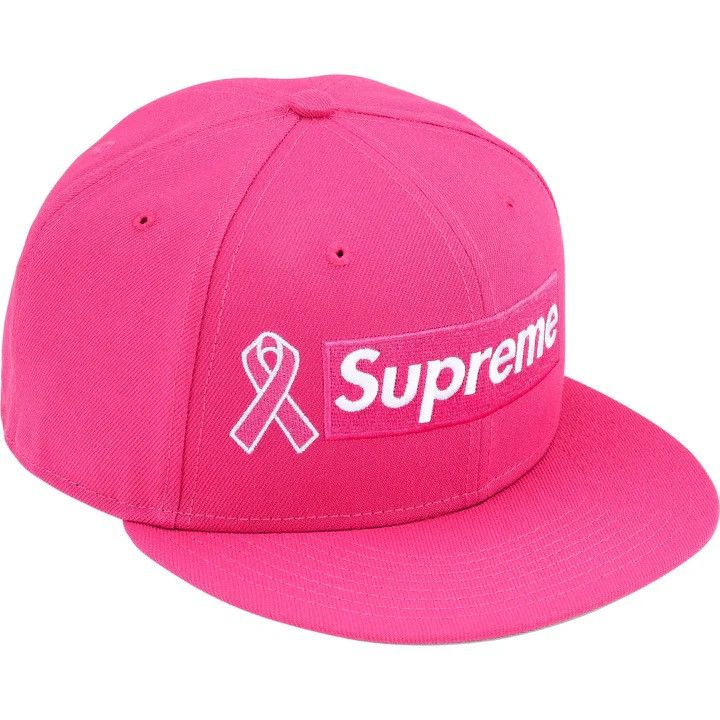 Supreme Supreme Pink Breast Cancer Awareness Box Logo New Era 7 3/8 Size ONE SIZE - 5 Thumbnail