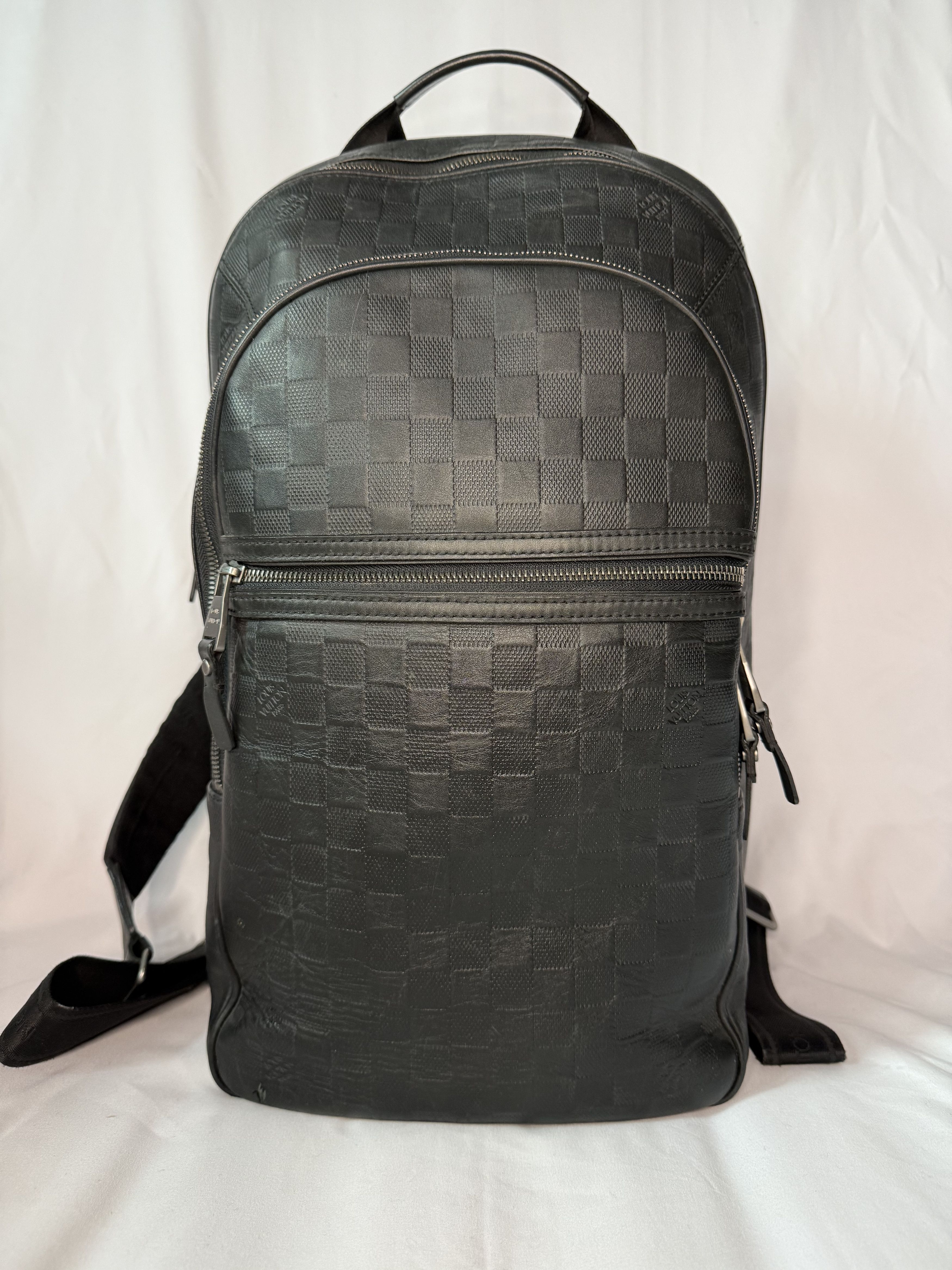 Louis Vuitton Louis Vuitton Black Damier Infini Michael Size ONE SIZE - 1 Thumbnail