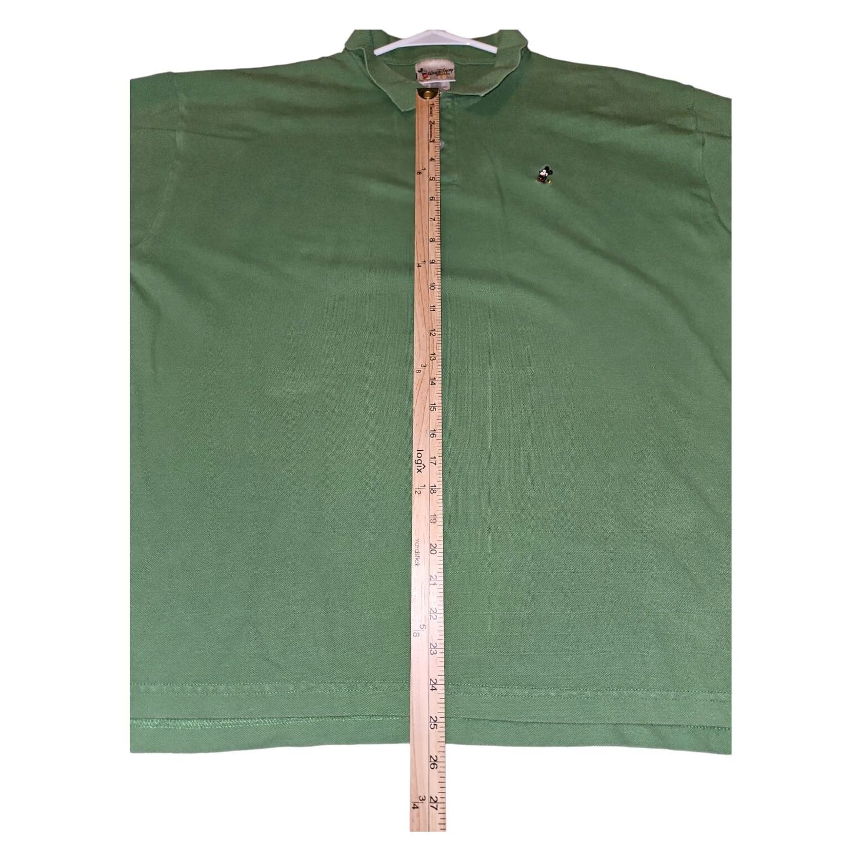 Disney Walt Disney Mens XL Green World Polo Men Short Sleeve Embroidered Vacation Fun Size US XL / EU 56 / 4 - 4 Thumbnail