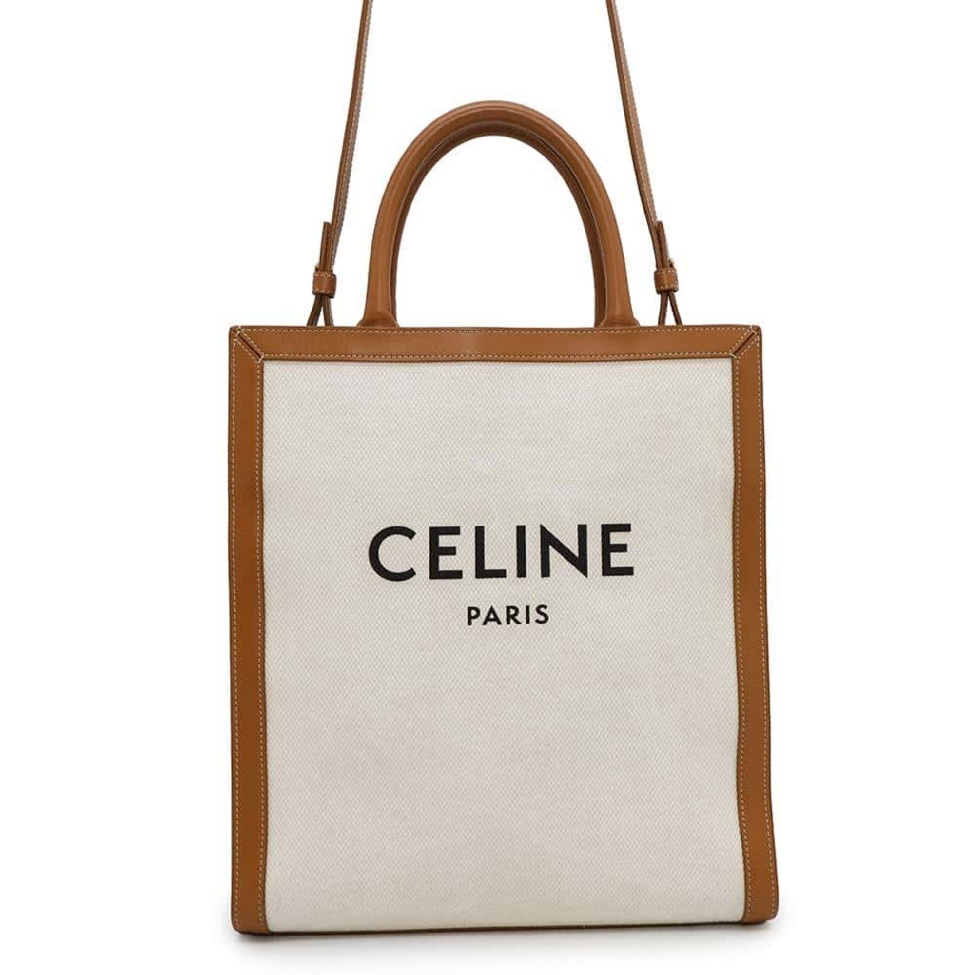 Celine Tote Bag Vertical Cabas Small 192082 Celine 2Way Shoulder in Gold, Women's
