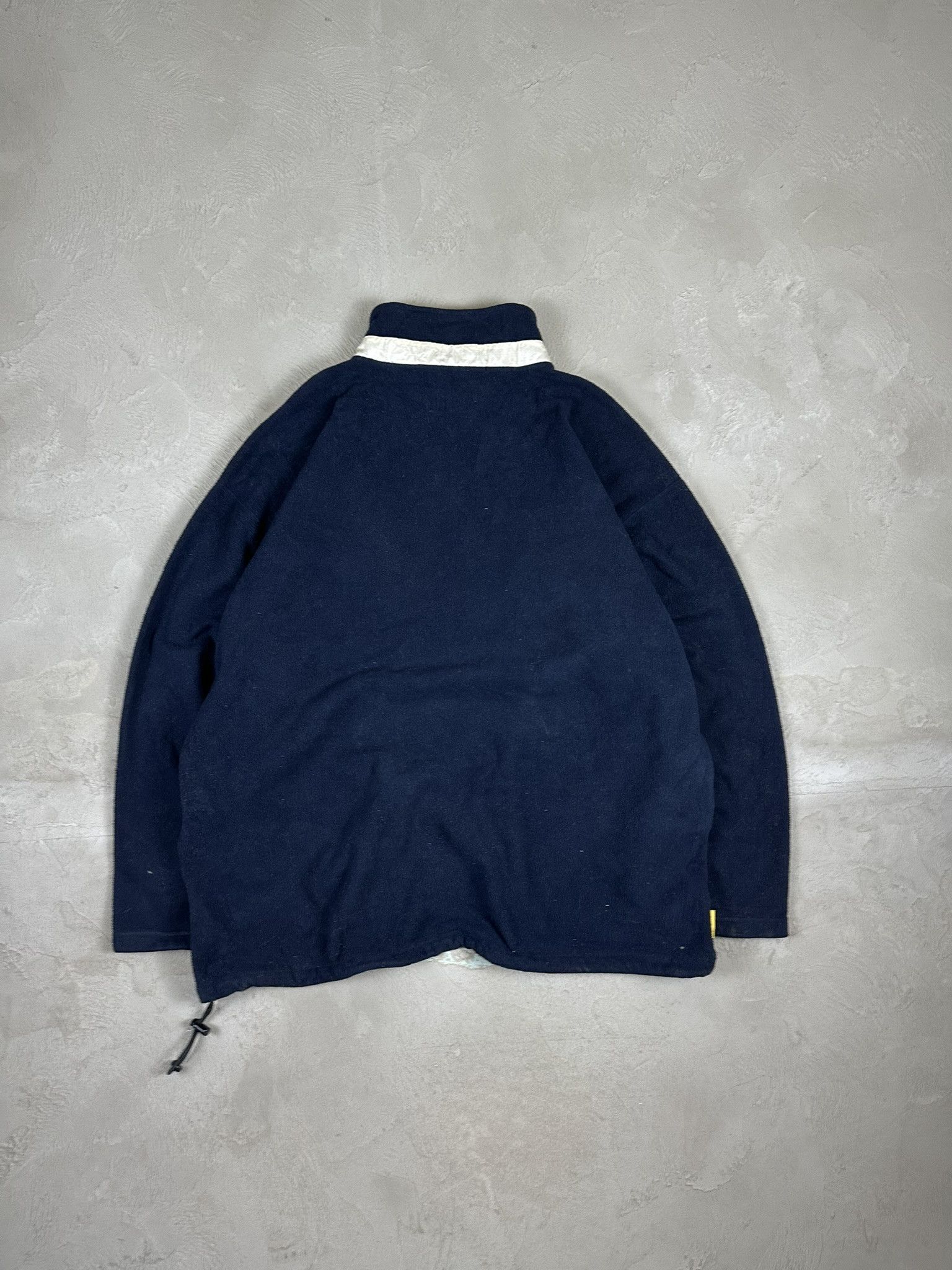Tommy Hilfiger × Vintage 00s Vintage Y2k Tommy Hilfiger Sherpa Boxy Quaterzip Fleece Size US XXL / EU 58 / 5 - 12 Thumbnail