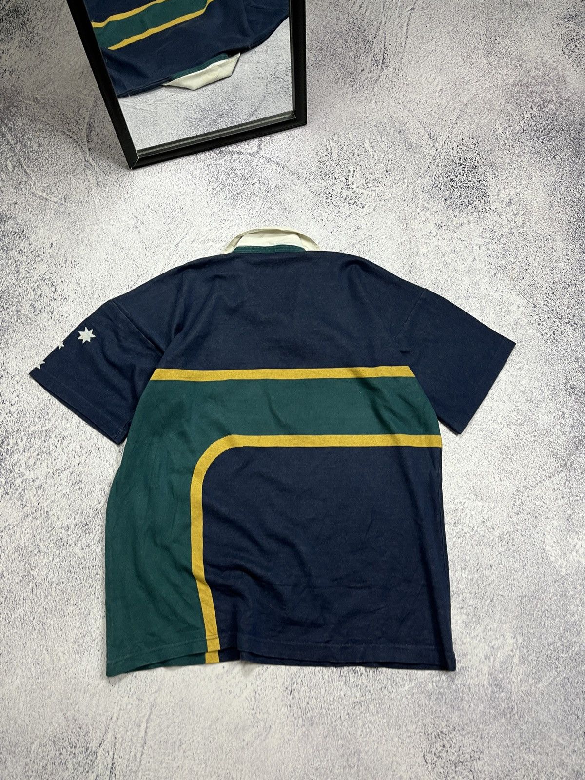 Canterbury of New Zealand Vtg 90’s Canterbury Australian Rugby Wallabies Sevens Jersey Size US XL / EU 56 / 4 - 12 Thumbnail
