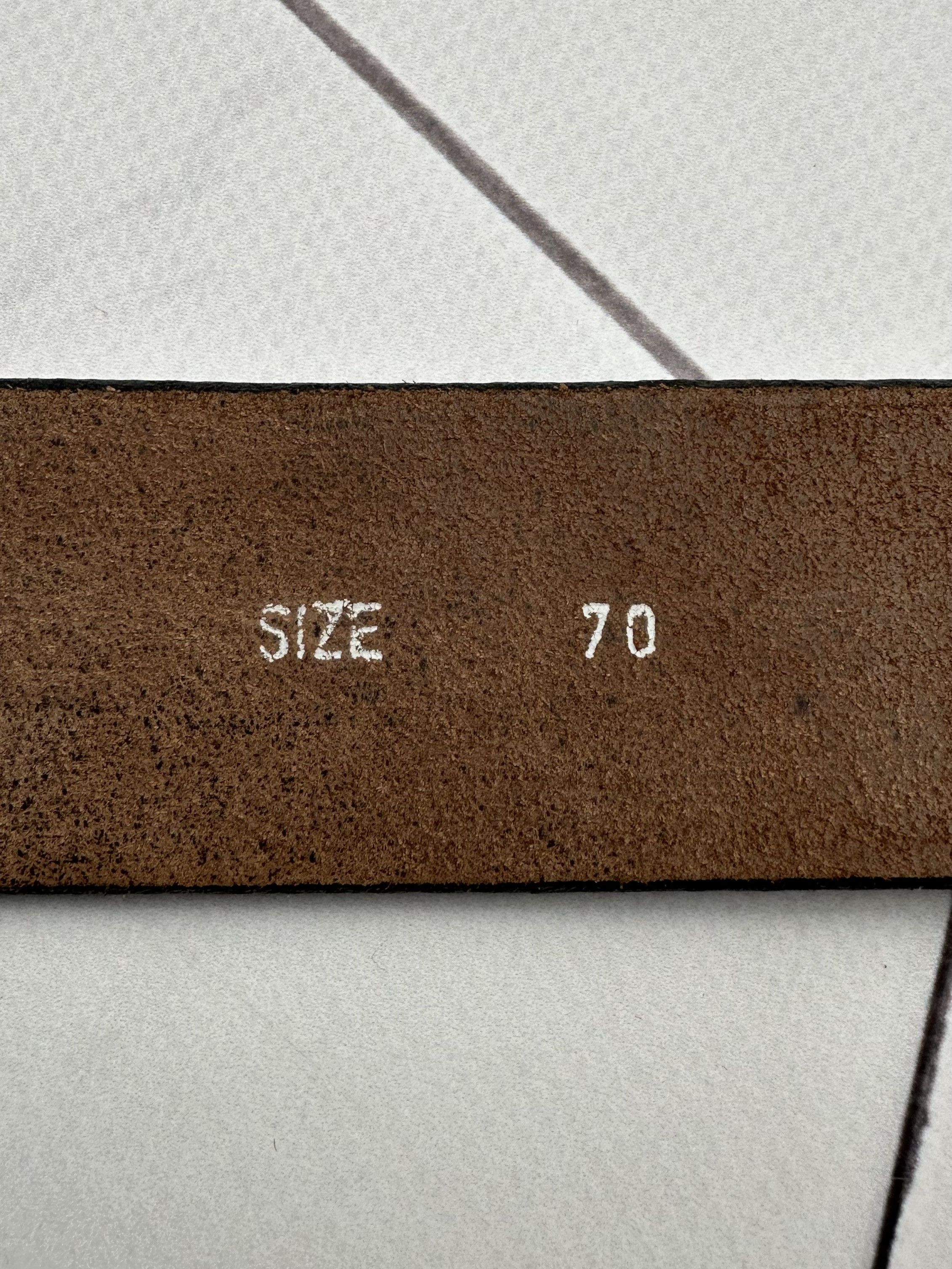 Diesel Diesel Vintage Leather Belt (B329) Size ONE SIZE - 5 Thumbnail