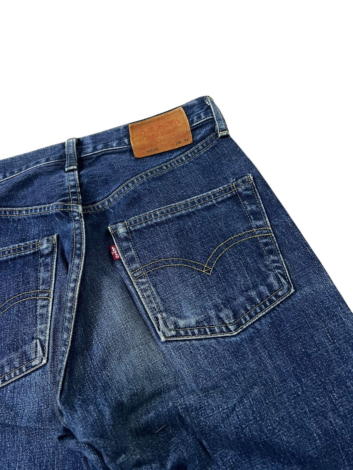 Levi's Vintage Levi’s 503B Big E Selvedge Mud Wash Jean Japan Size US 28 / EU 44 - 14 Thumbnail