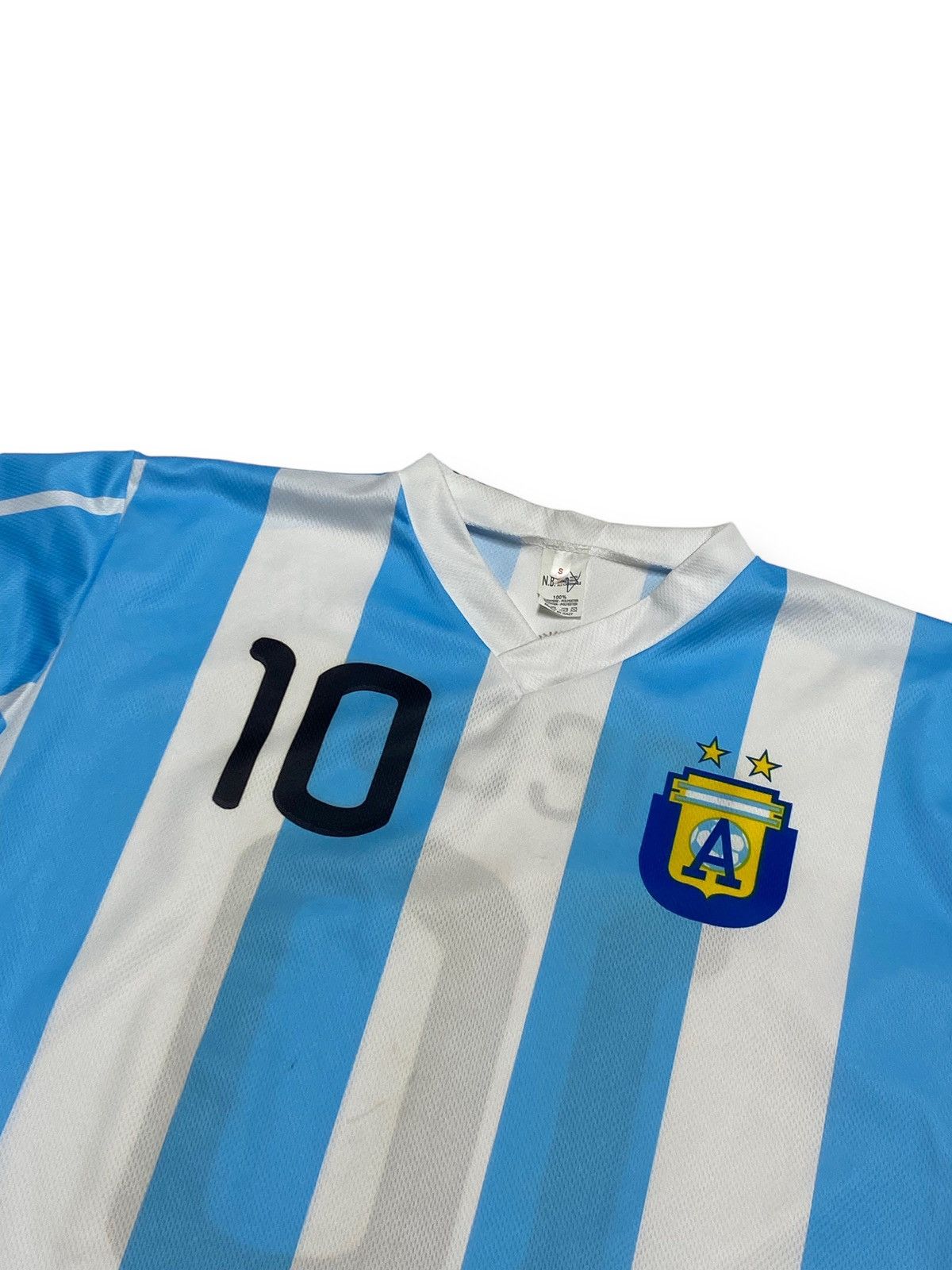 Vintage Bootleg!! 90s Vintage MESSI Jersey Soccer Football Bloke Size US M / EU 48-50 / 2 - 3 Thumbnail