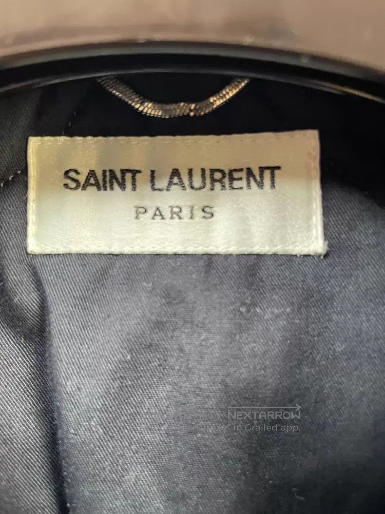 Saint Laurent Paris Saint Laurent Paris Embroidered Blue Corduroy Quilted Base Size US S / EU 44-46 / 1 - 6 Thumbnail