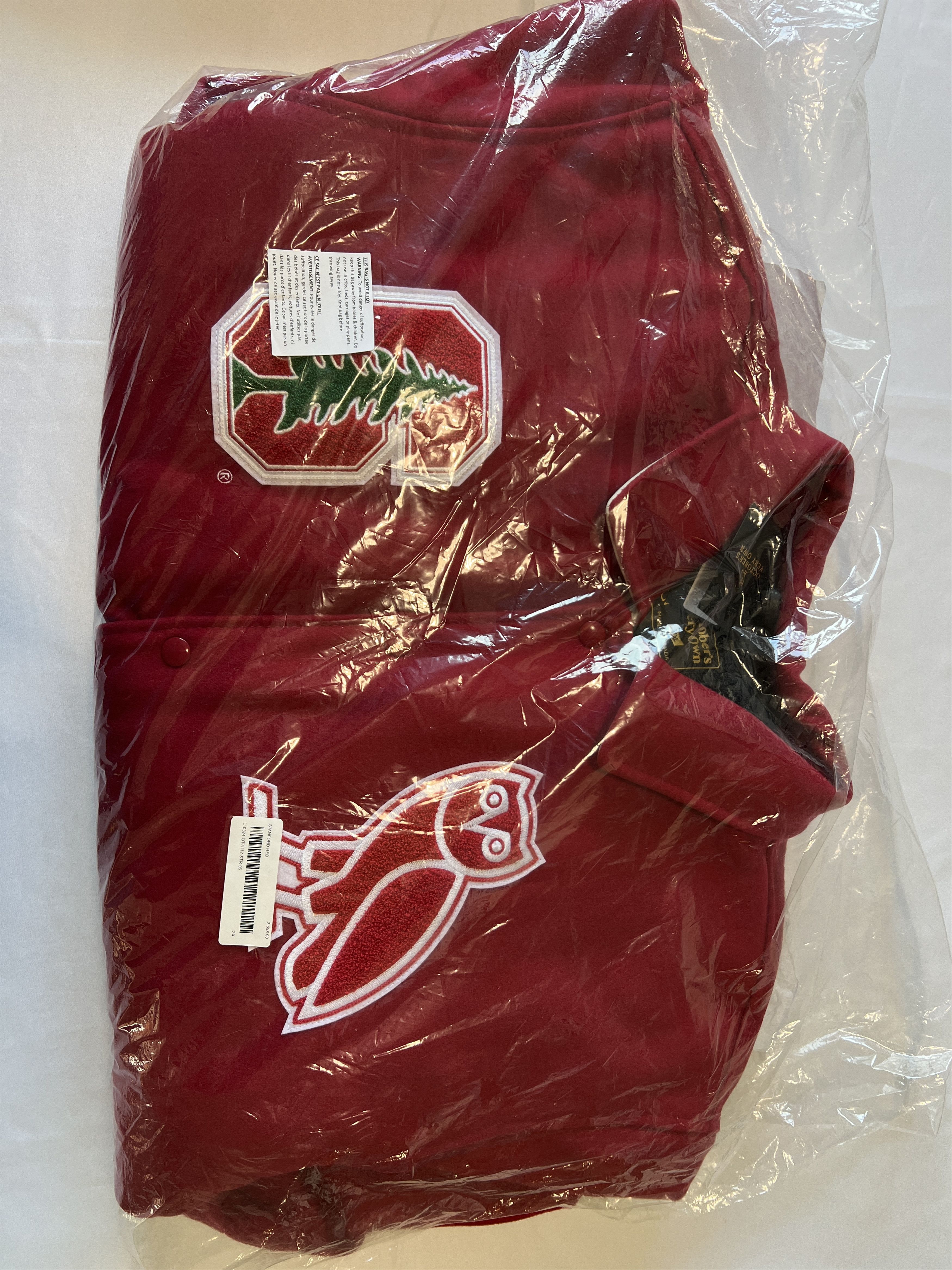 Drake OVO STANFORD UNIVERSITY CALIFORNIA CAMPUS VARSITY JACKET Size US XXL / EU 58 / 5 - 16 Thumbnail