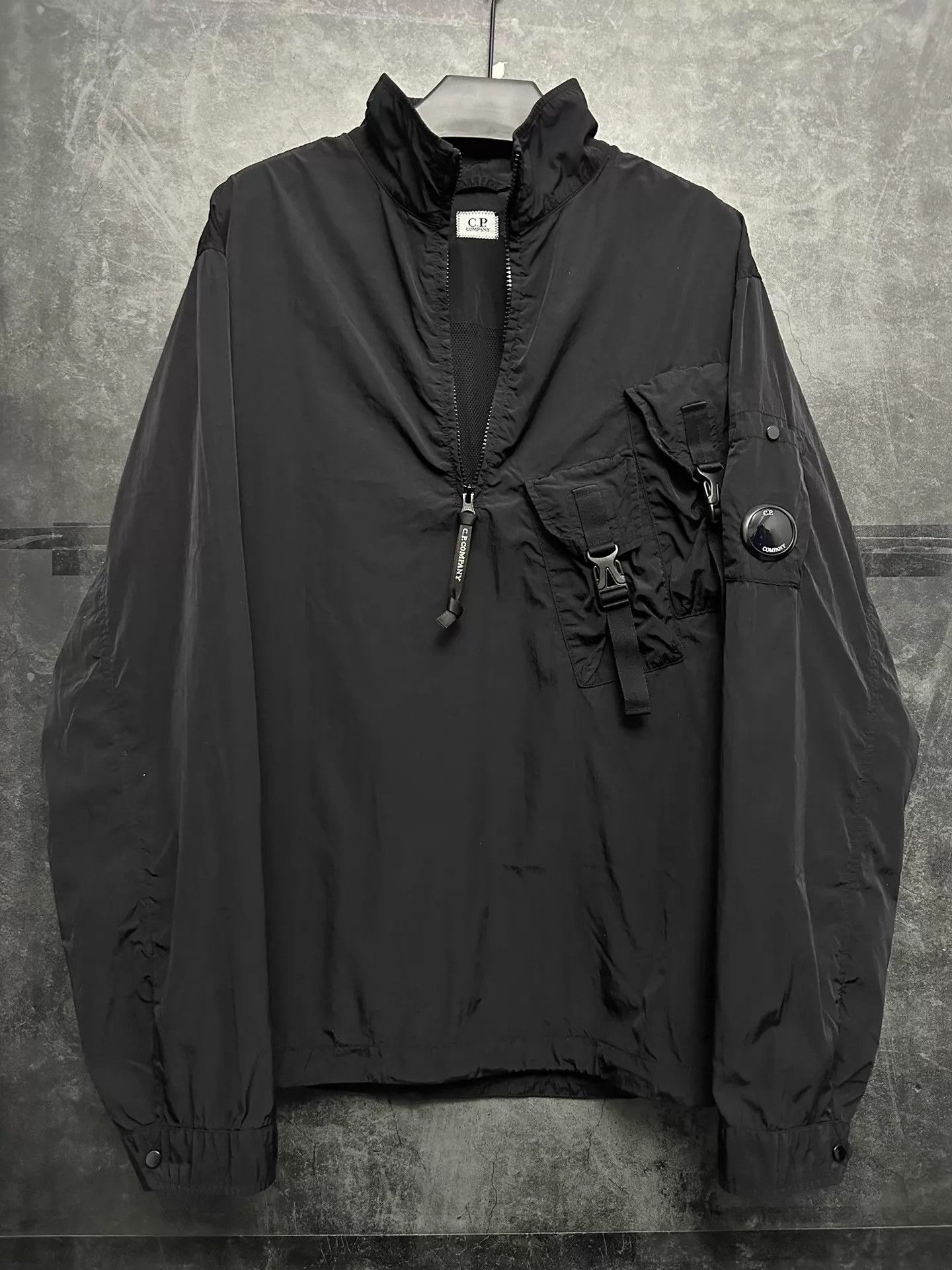 C.P. Company CP Company Metal Nylon Half-Zip Gun Bag Jacket Black L Size US L / EU 52-54 / 3 - 1 Thumbnail