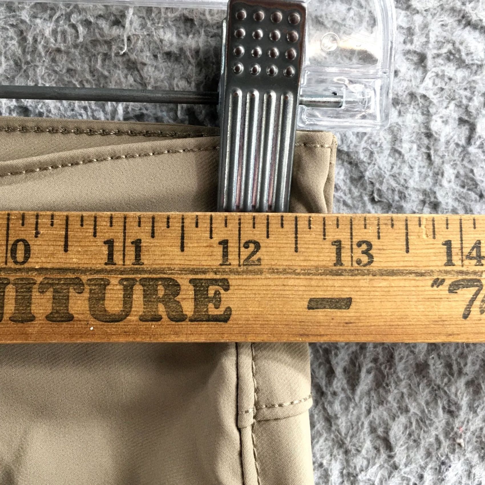 Calvin Klein Calvin Klein Pants Womens 8 Khaki Stretch Zip Fly Straight Leg Casual Fit - Regular Size 30" / US 8 / IT 44 - 6 Thumbnail