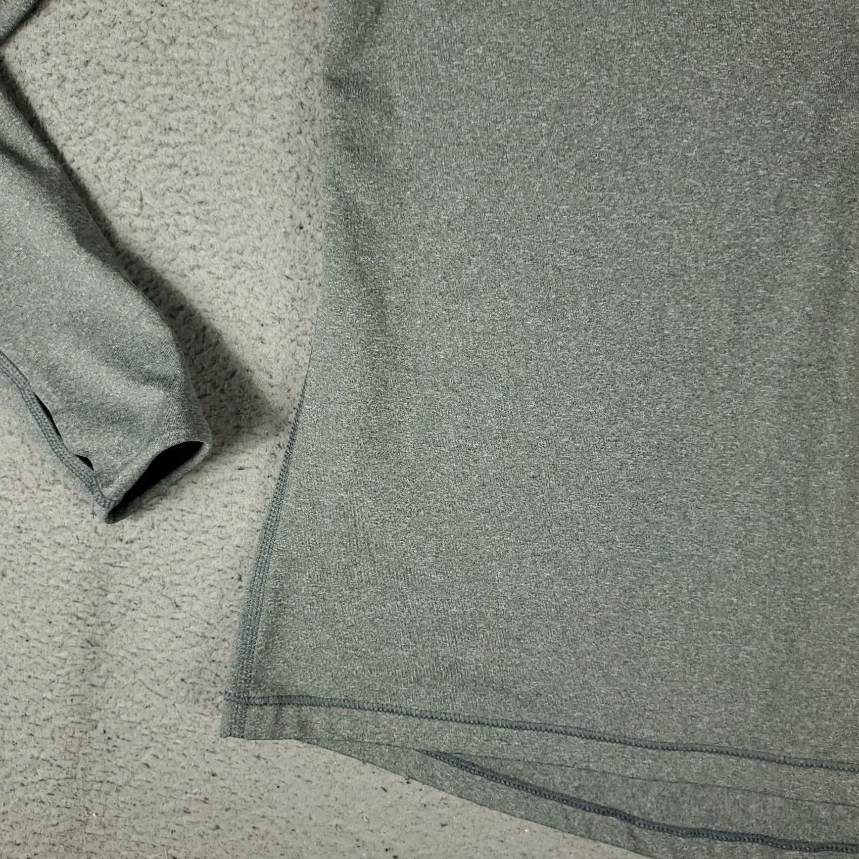 Nike Nike Sweater Womens XL Gray Dri Fit 1/4 Zip Pullover Size XL / US 12-14 / IT 48-50 - 3 Thumbnail