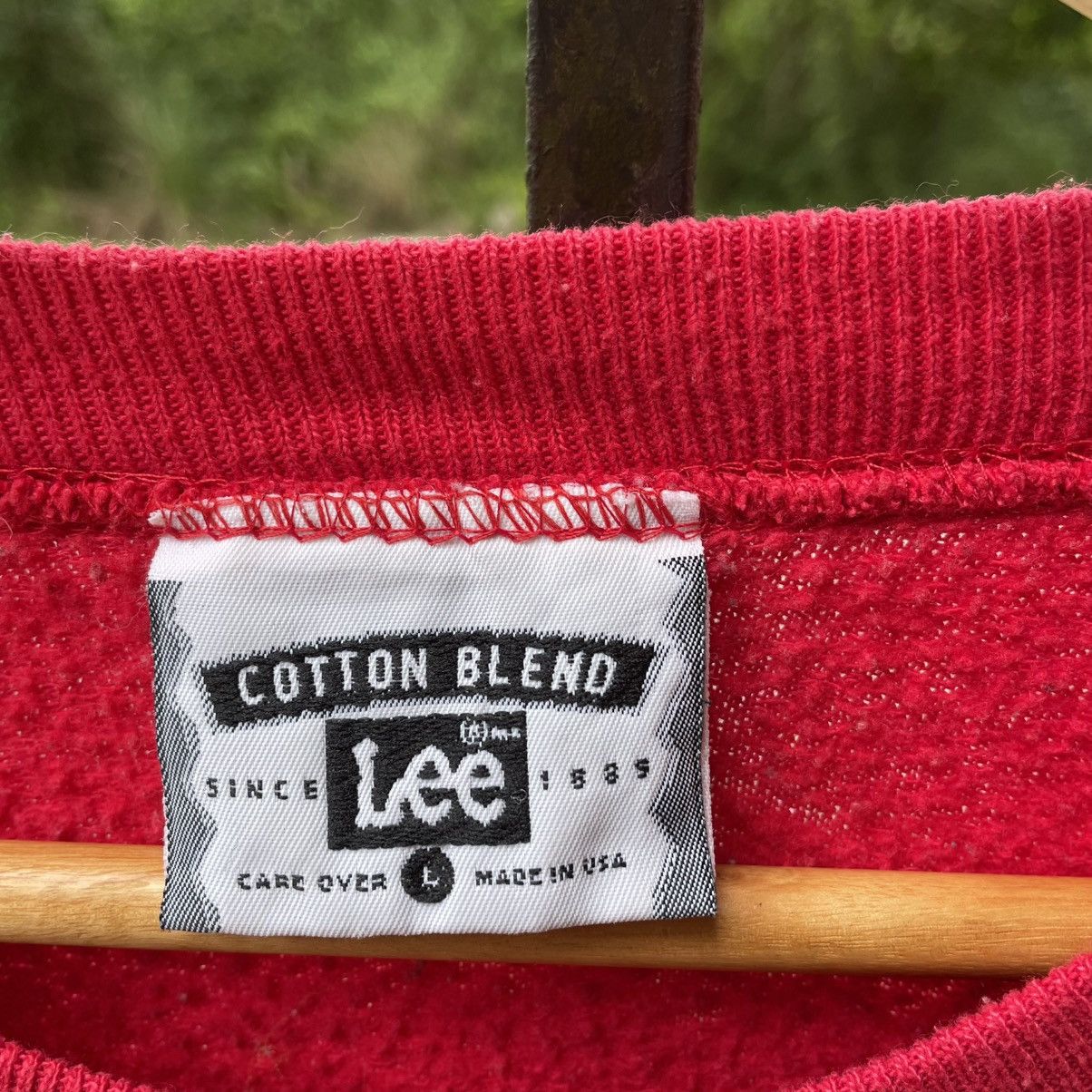 Lee × Vintage 🔥Vintage 90s Lee Embroidered Branson Spellout Sweatshirts Size US M / EU 48-50 / 2 - 10 Thumbnail