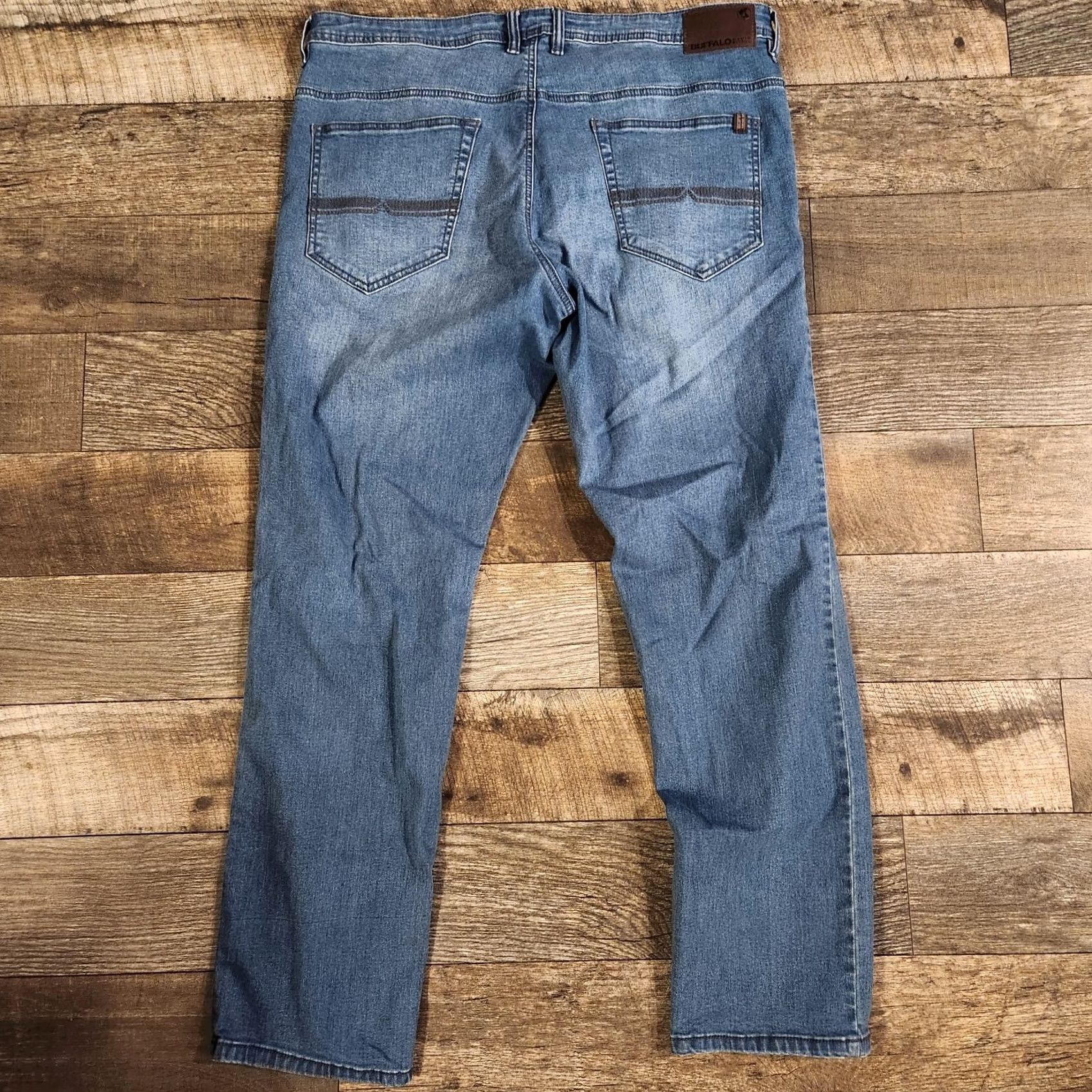 Buffalo David Bitton Buffalo David Bitton Jeans Mens 40 x 32 Axel-X Slim Stretch Blue Denim Jeans Slim Men Size US 40 / EU 56 - 4 Thumbnail